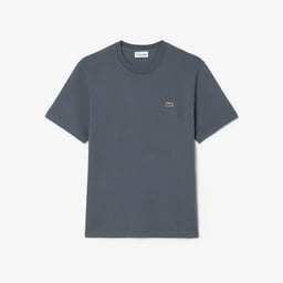 Erkek Classic Fit Bisiklet Yaka Koyu Gri T-Shirt Gri