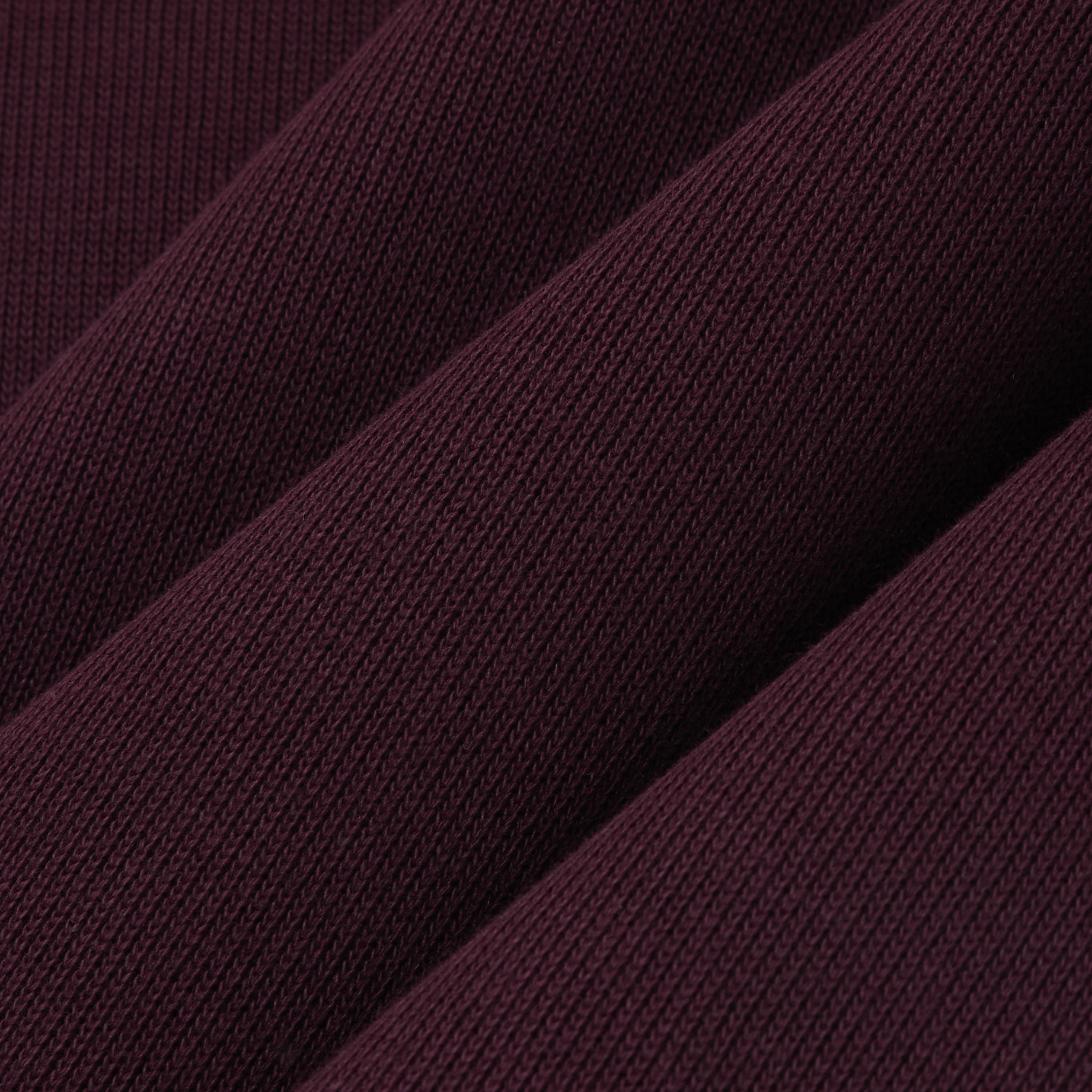 Erkek Regular Fit Yarım Fermuarlı Bordo Sweatshirt