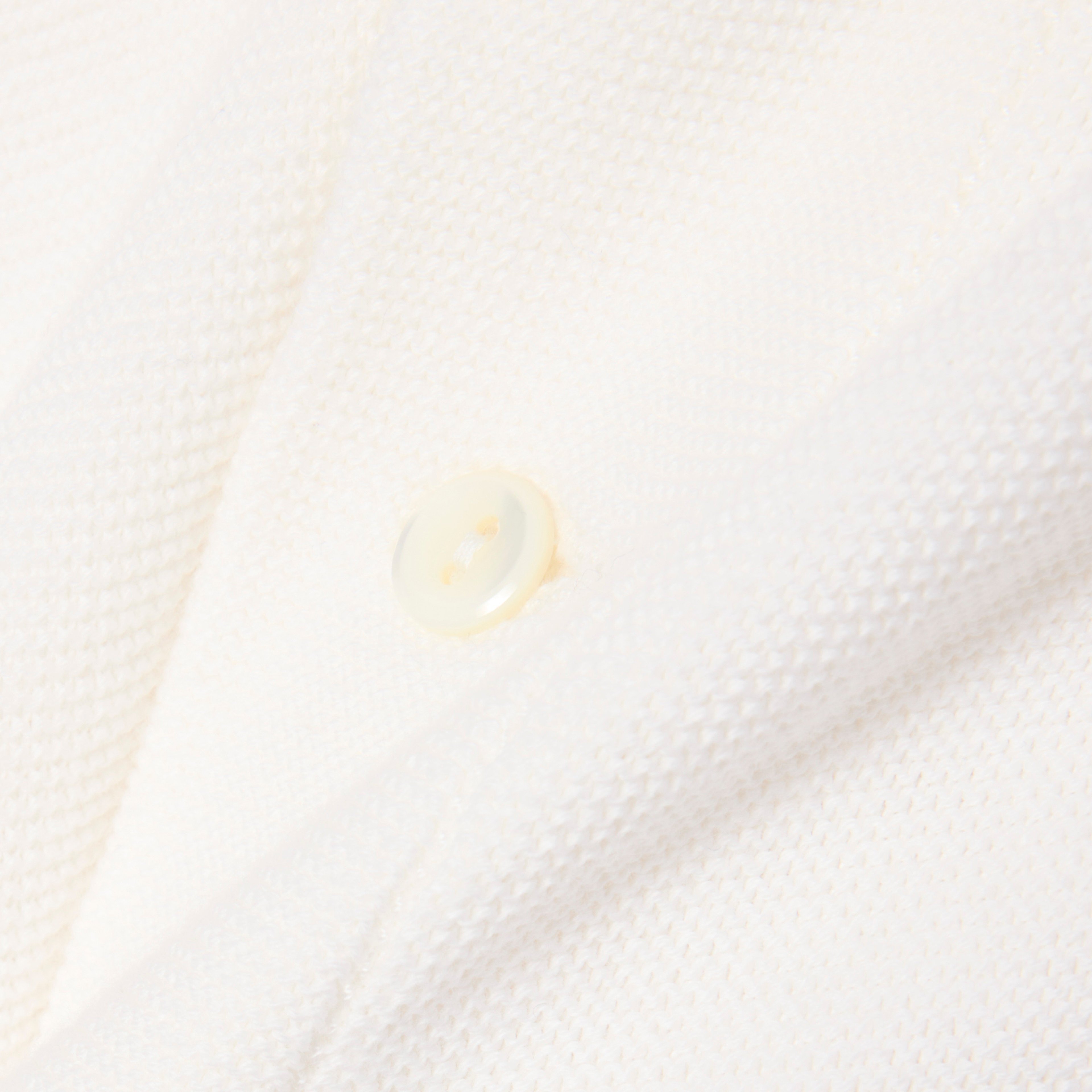 Erkek Classic Fit Polo Yaka Beyaz Kazak Erkek Classic Fit Polo Yaka Beyaz Kazak