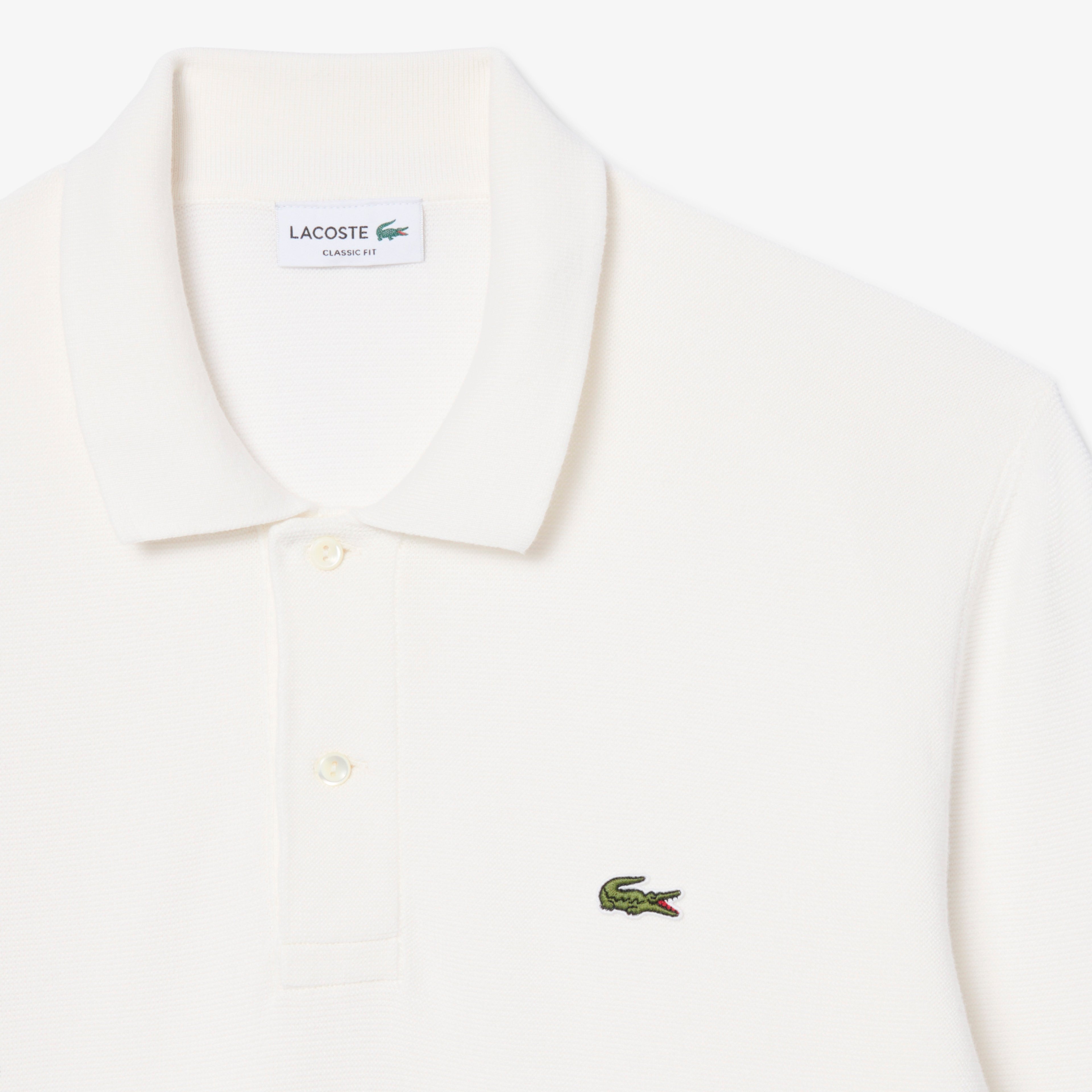 Erkek Classic Fit Polo Yaka Beyaz Kazak Erkek Classic Fit Polo Yaka Beyaz Kazak