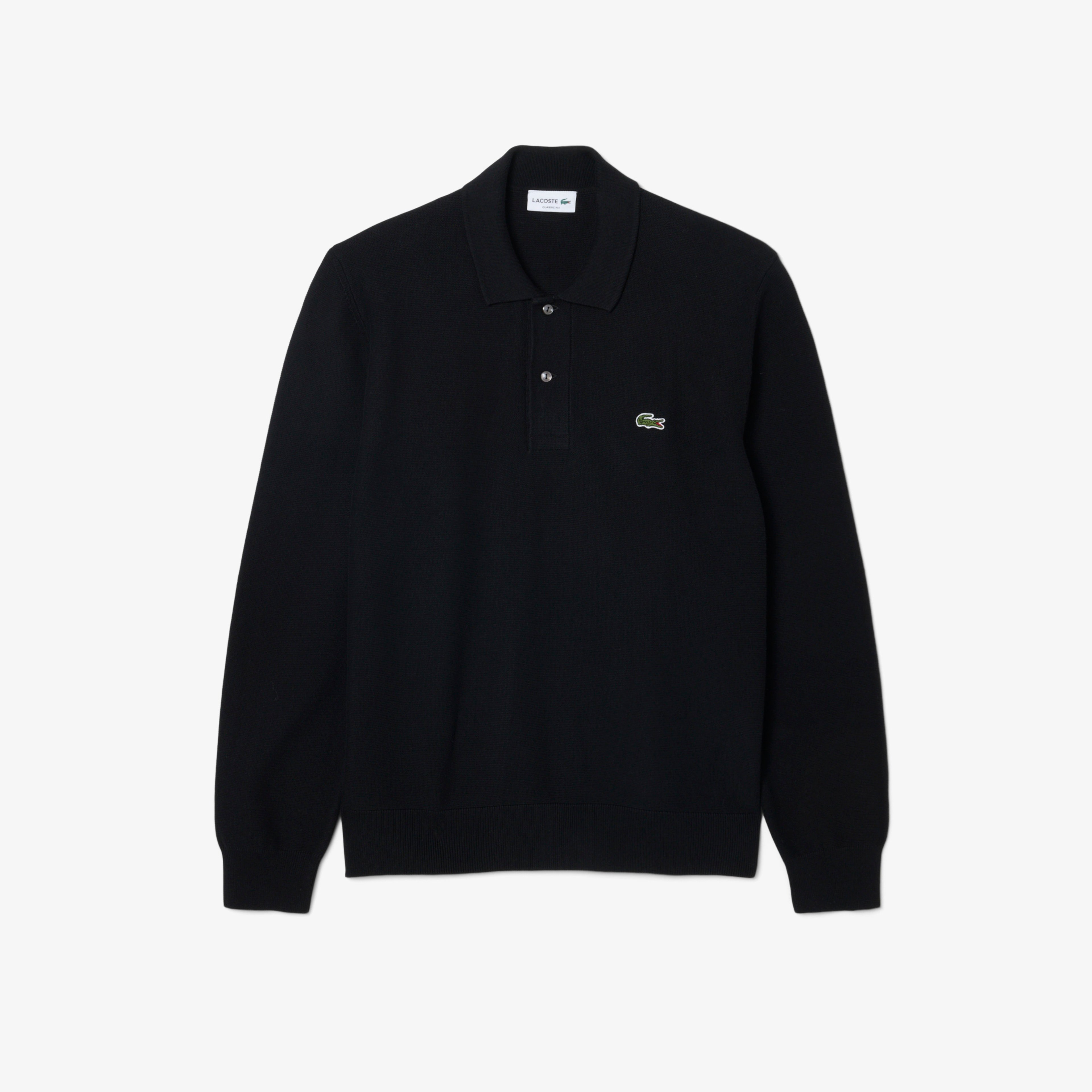 Erkek Classic Fit Polo Yaka Siyah Kazak Erkek Classic Fit Polo Yaka Siyah Kazak
