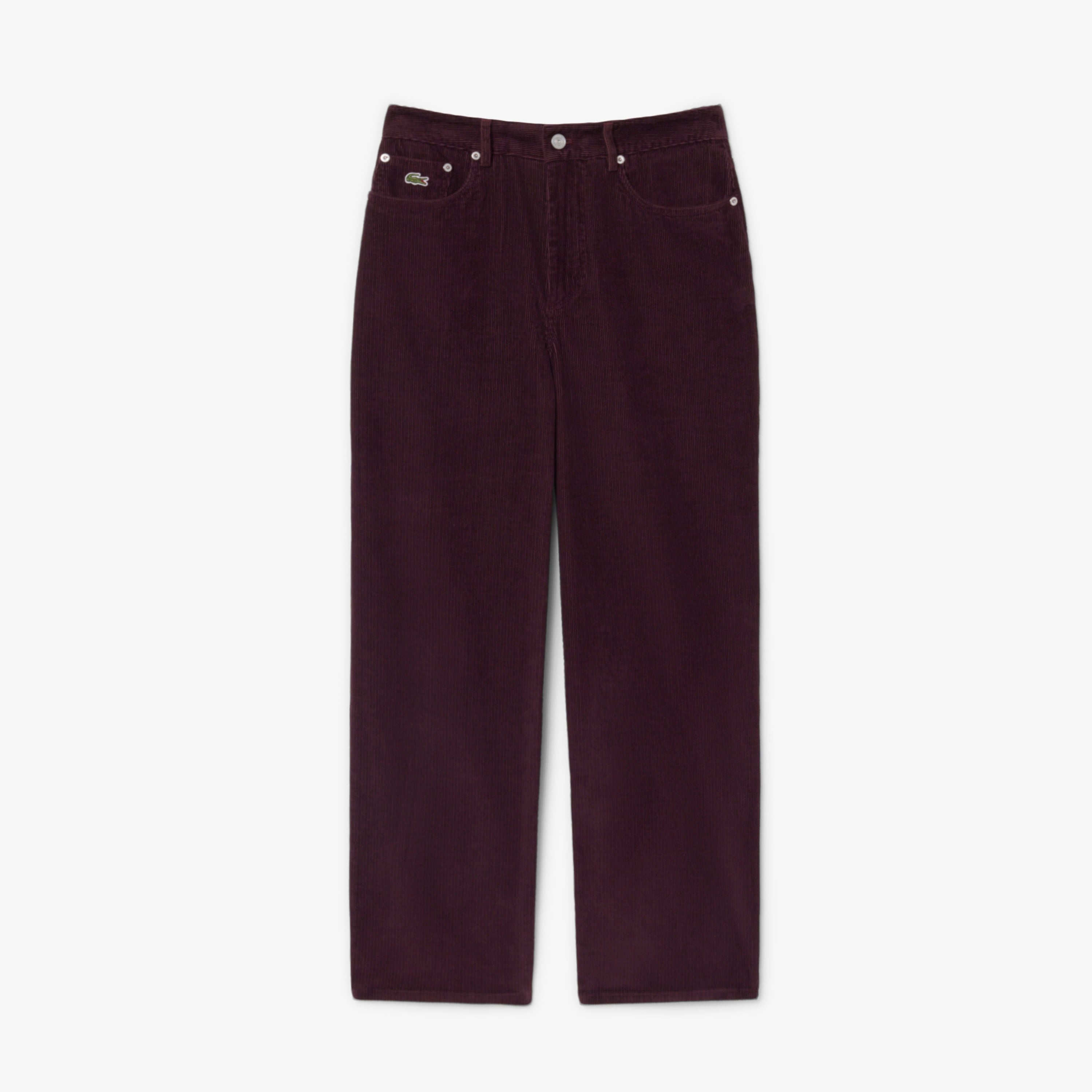 Kadın Wide Leg Bordo Pantolon