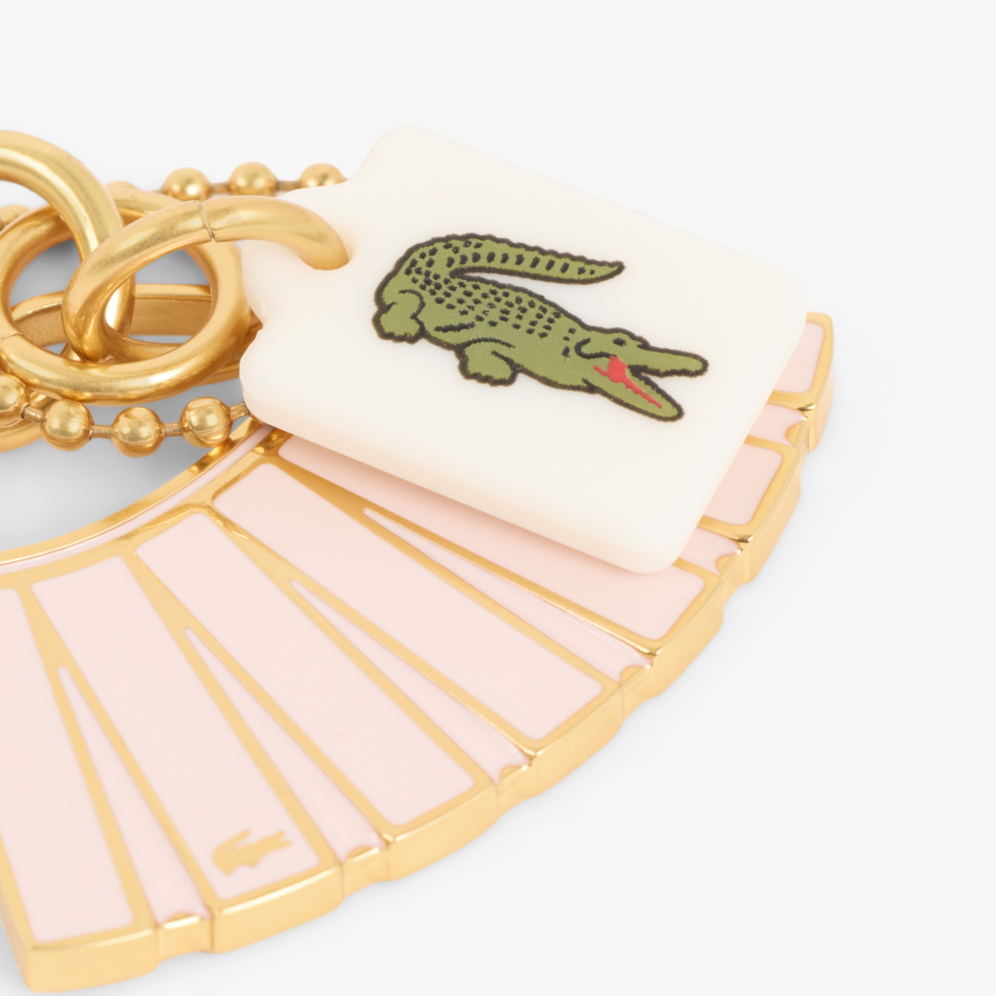 L Charms Unisex Pembe Anahtarlık