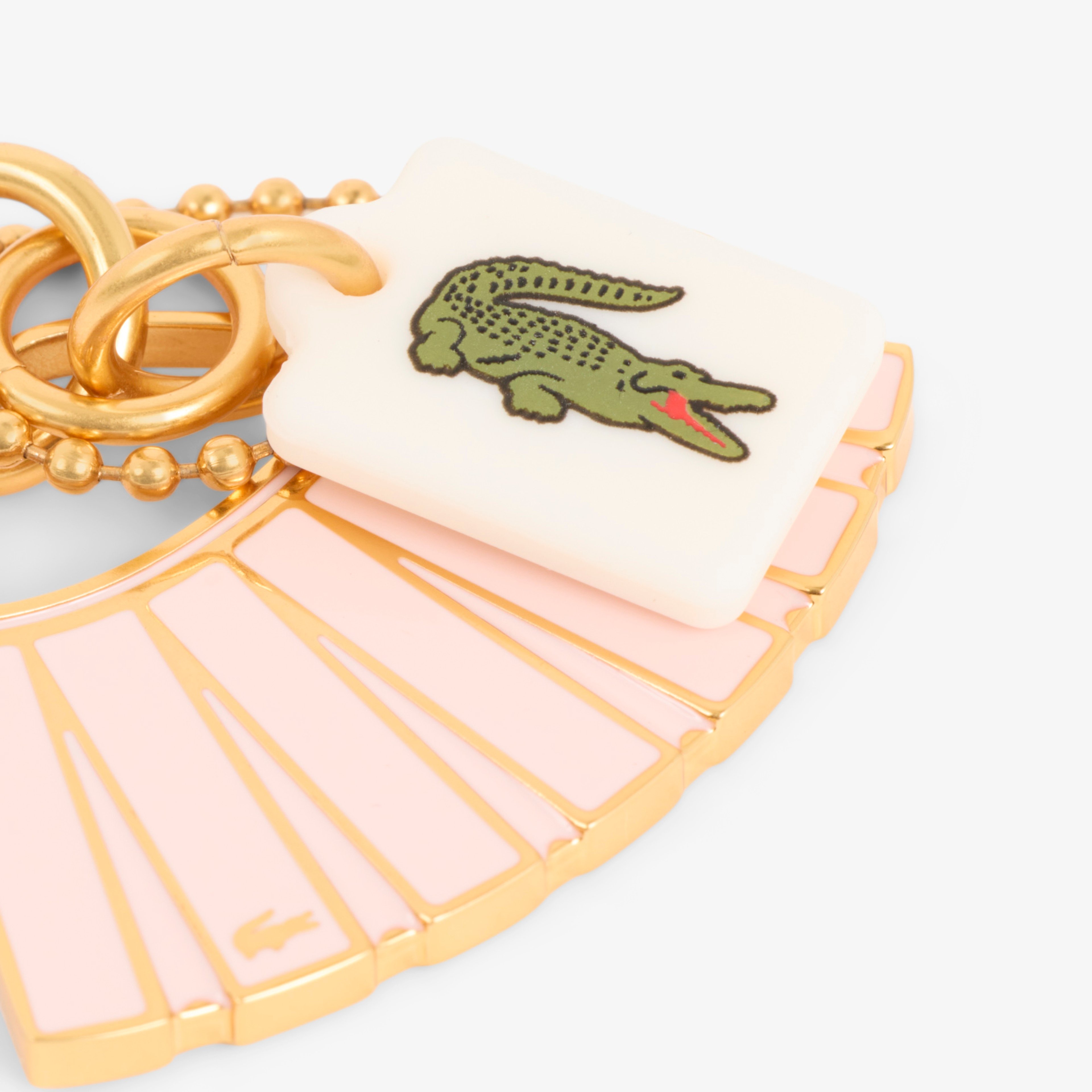 L Charms Unisex Pembe Anahtarlık