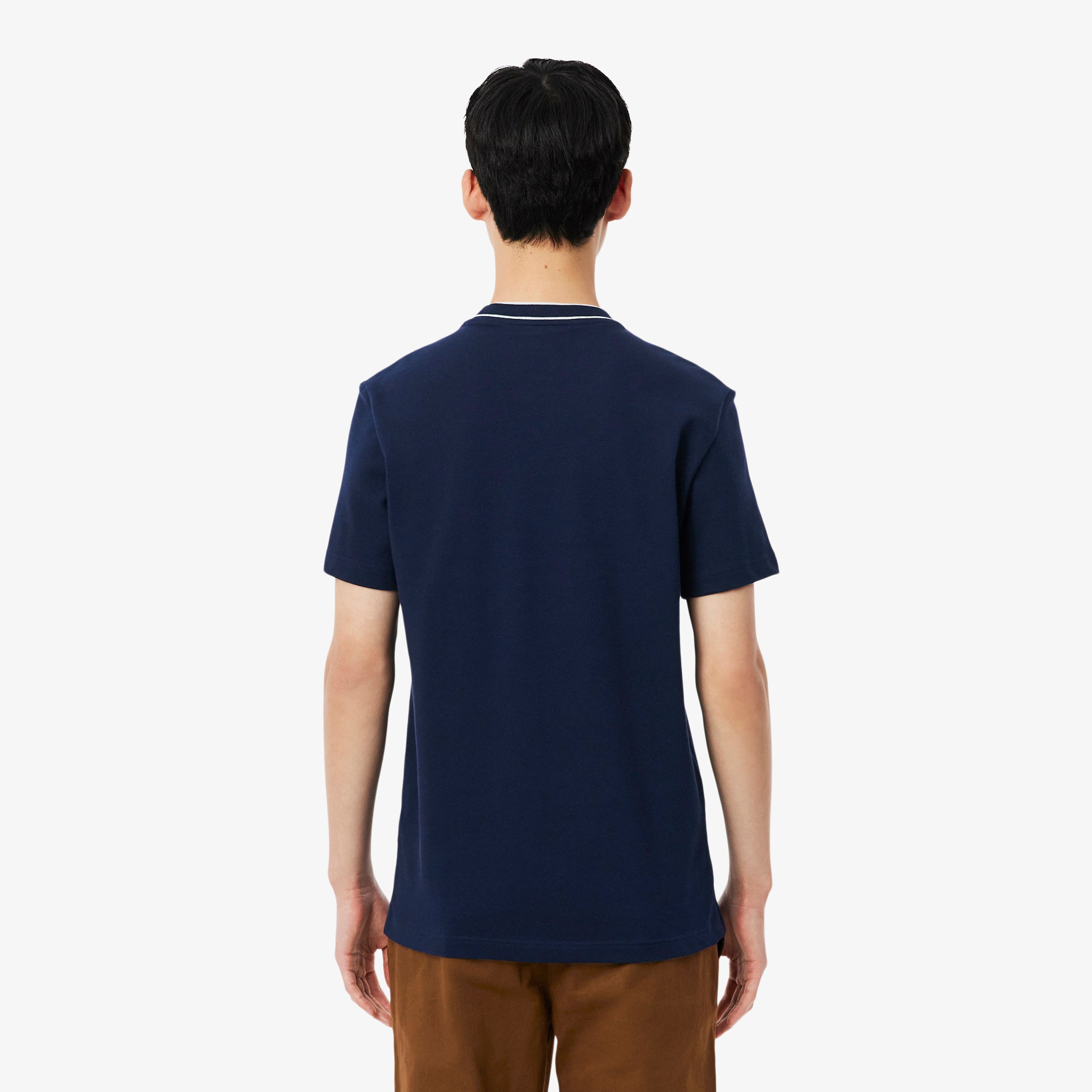Erkek Regular Fit Bisiklet Yaka Lacivert T-Shirt
