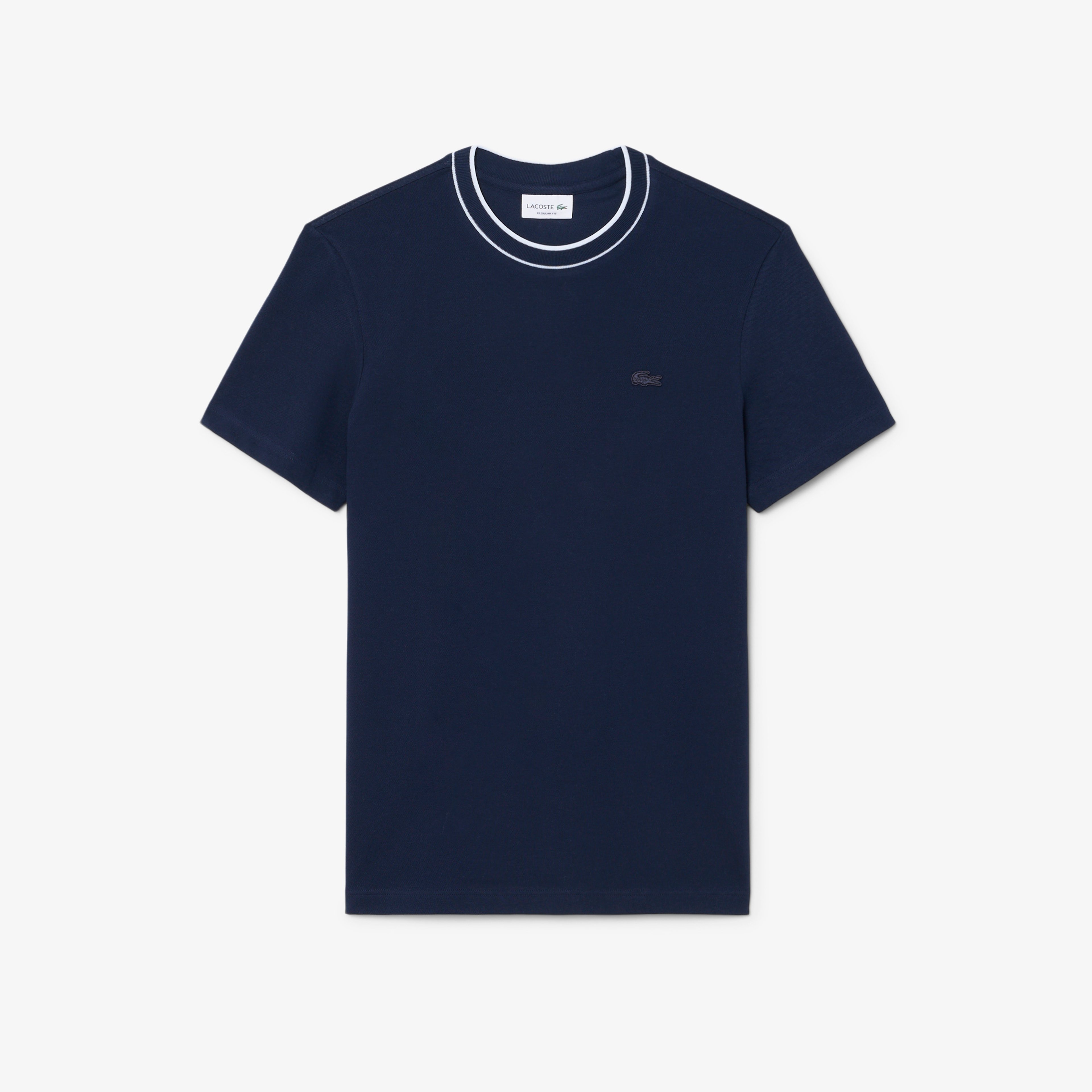 Erkek Regular Fit Bisiklet Yaka Lacivert T-Shirt