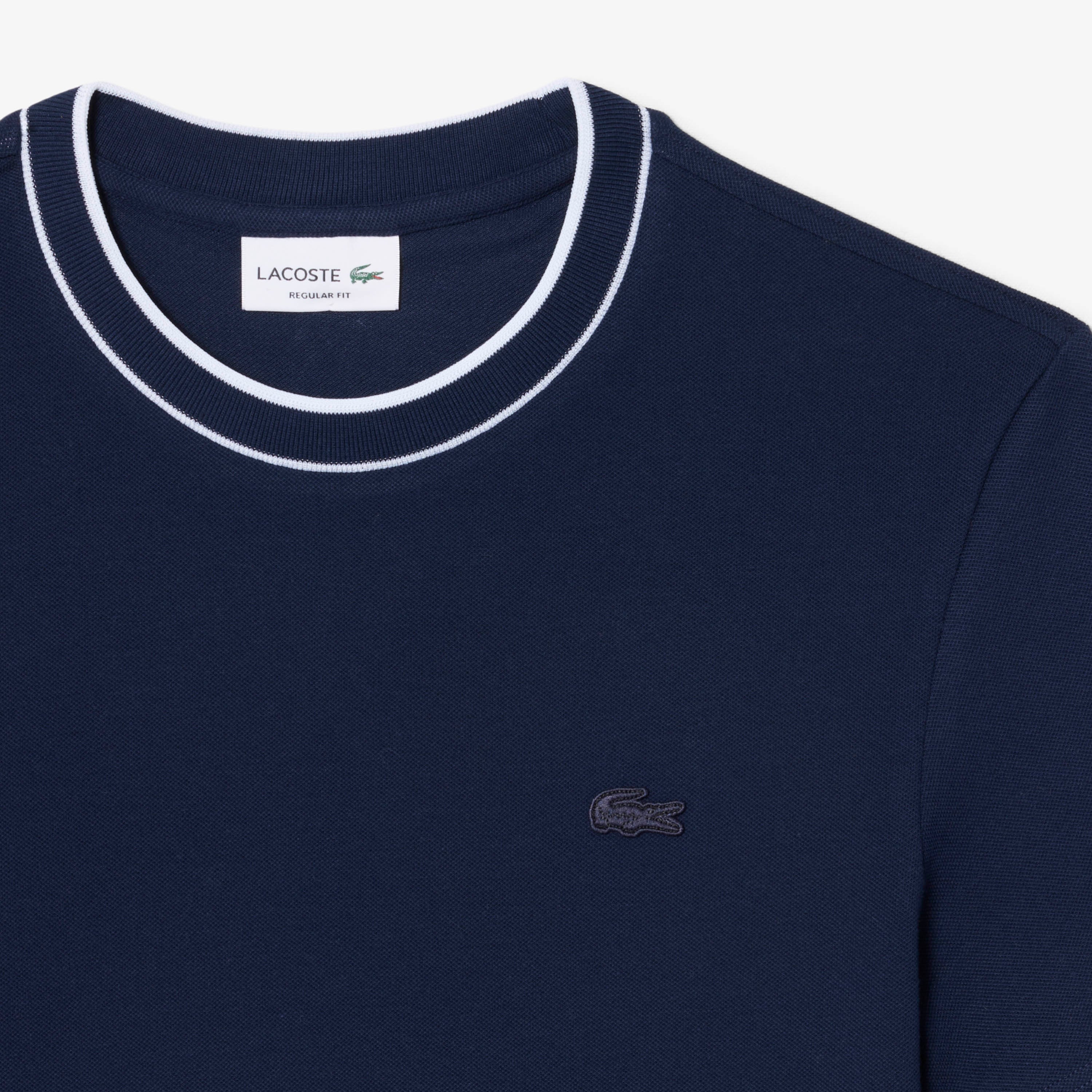 Erkek Regular Fit Bisiklet Yaka Lacivert T-Shirt