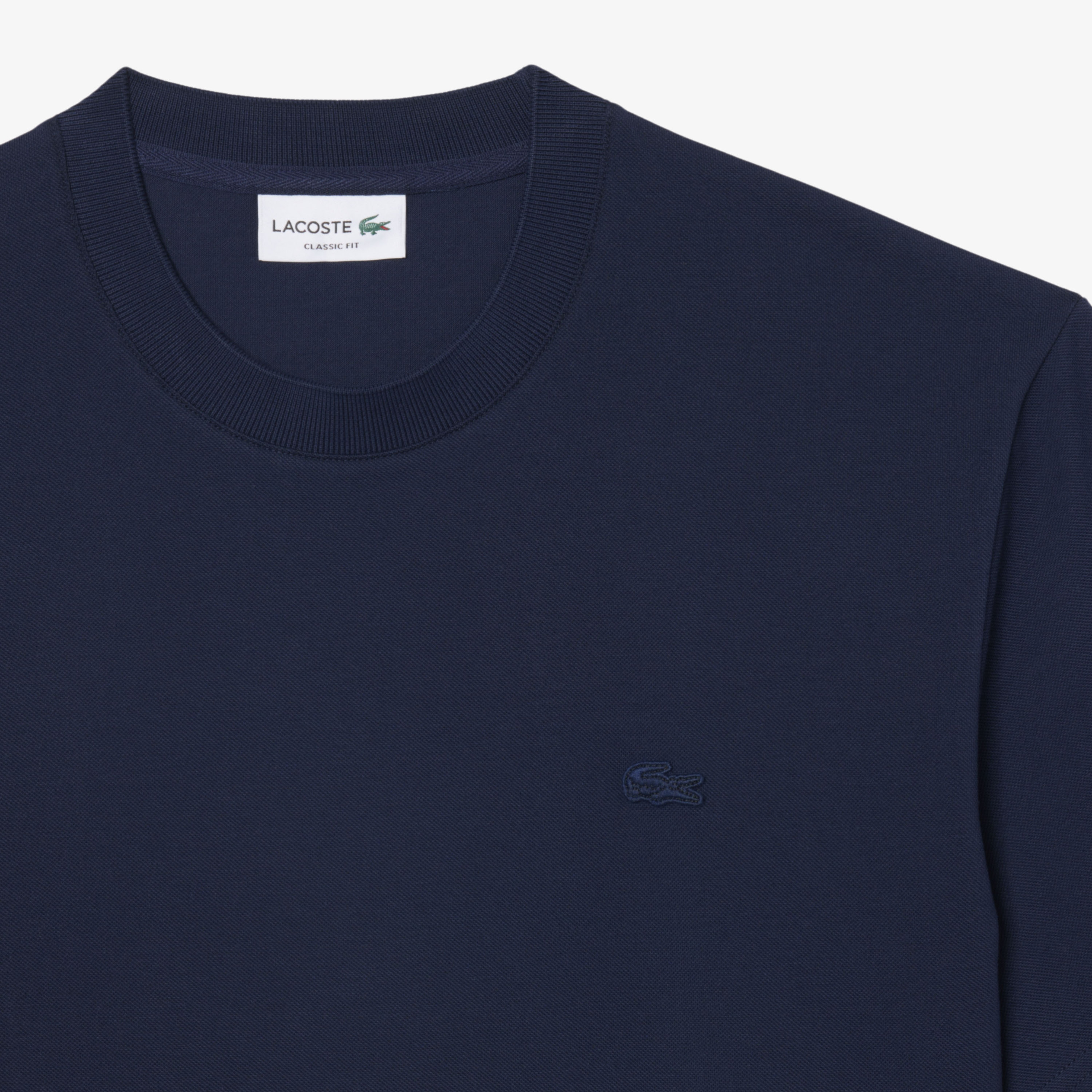 Erkek Classic Fit Bisiklet Yaka Lacivert T-Shirt
