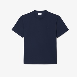 Erkek Classic Fit Bisiklet Yaka Lacivert T-Shirt Lacivert