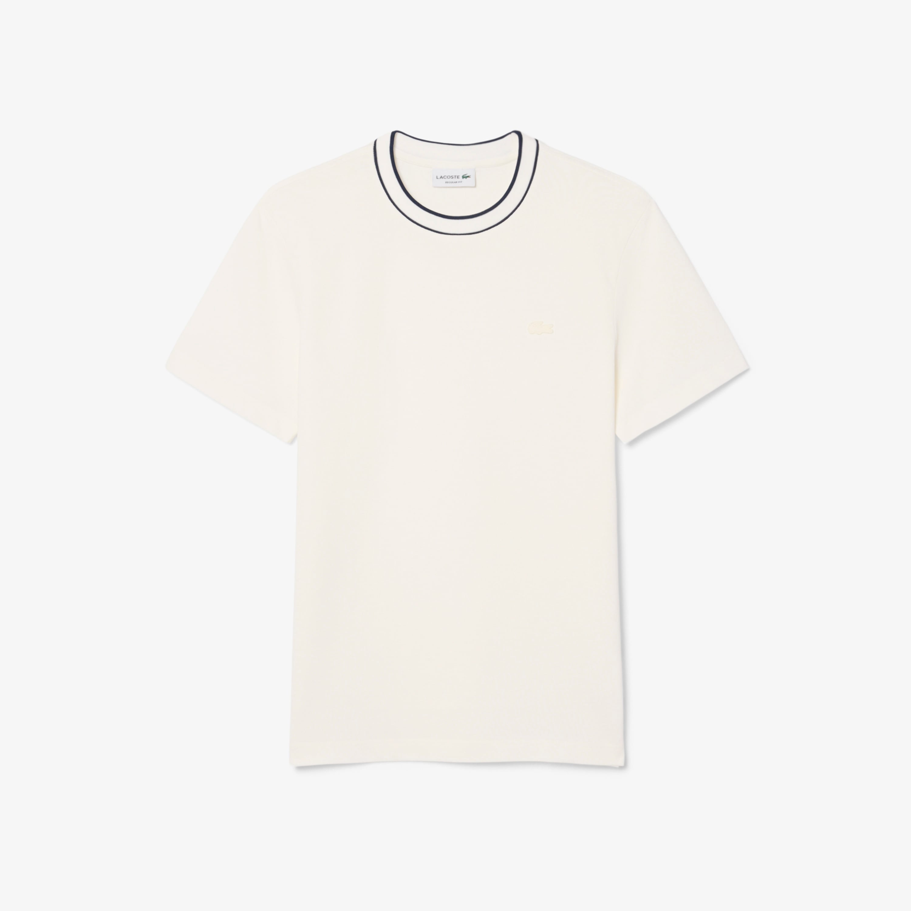 Erkek Regular Fit Bisiklet Yaka Beyaz T-Shirt