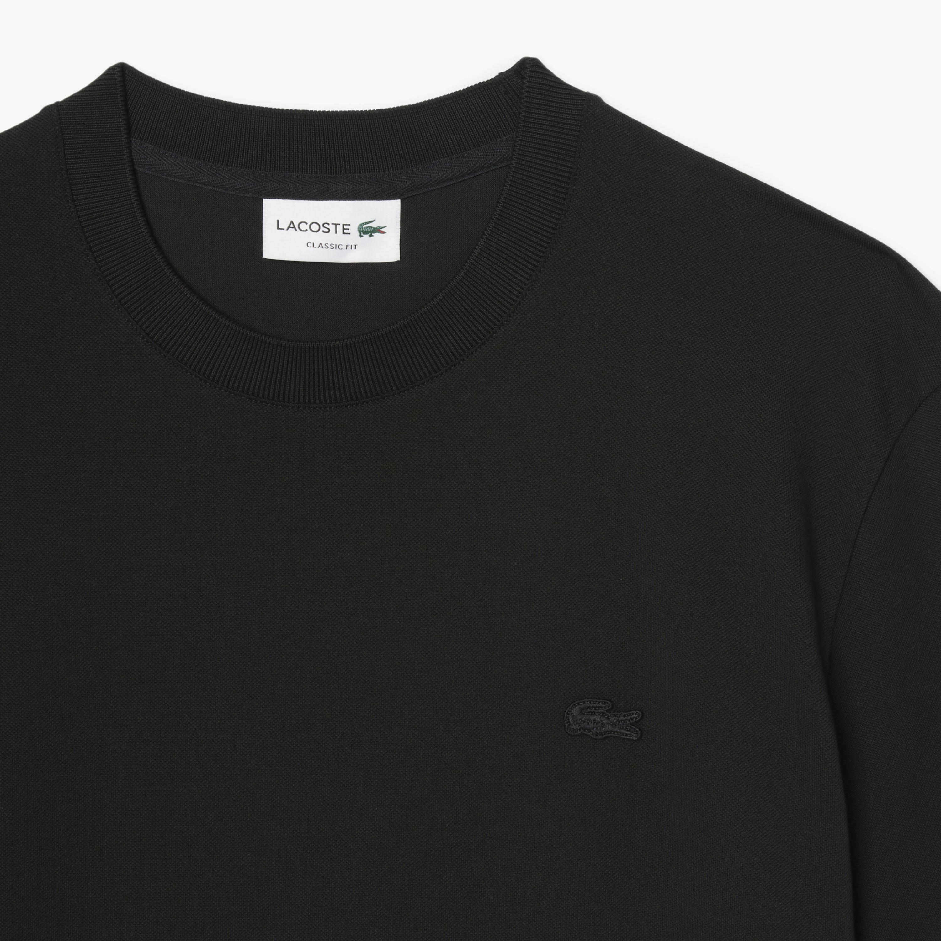 Erkek Classic Fit Bisiklet Yaka Siyah T-Shirt