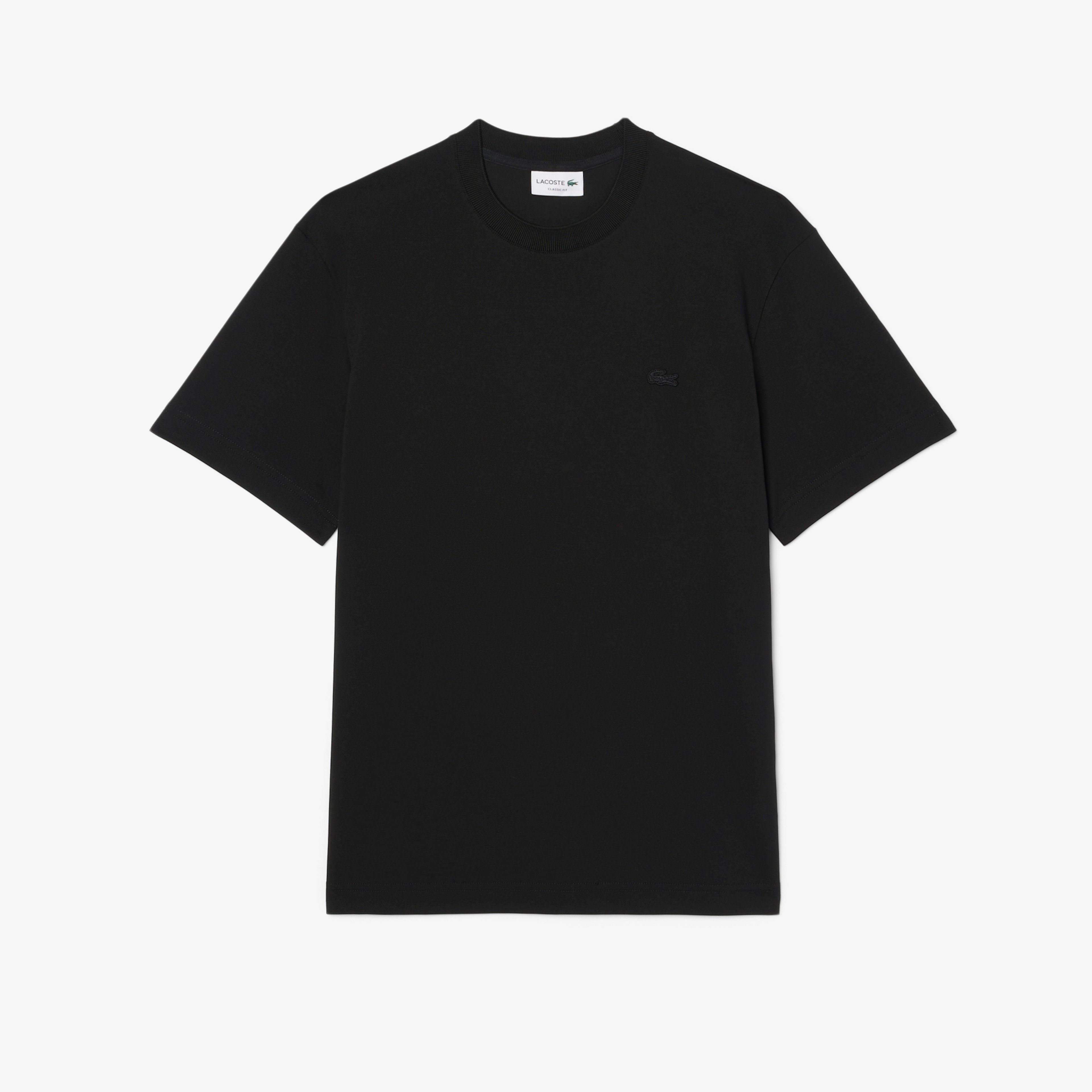 Erkek Classic Fit Bisiklet Yaka Siyah T-Shirt Erkek Classic Fit Bisiklet Yaka Siyah T-Shirt