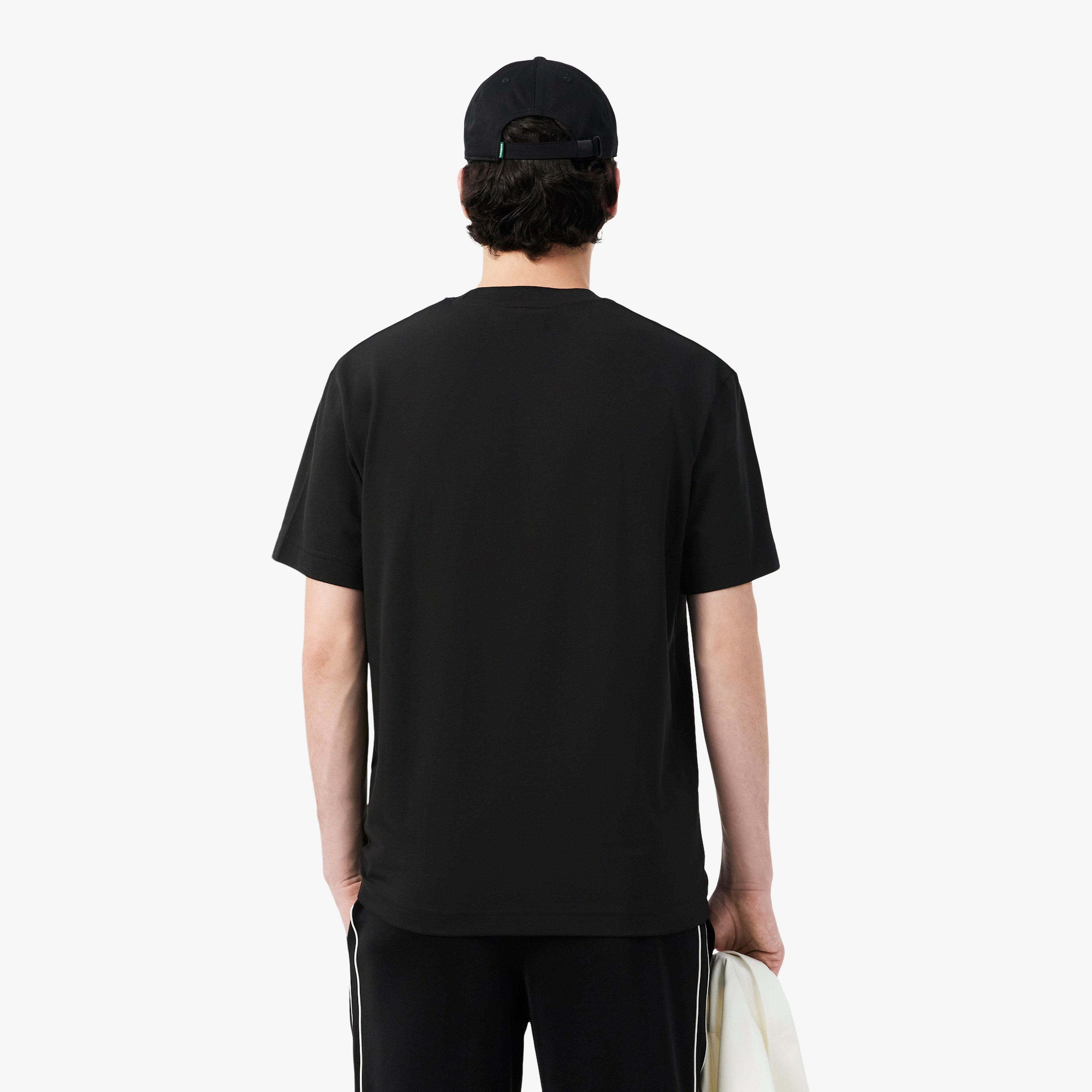 Erkek Classic Fit Bisiklet Yaka Siyah T-Shirt Erkek Classic Fit Bisiklet Yaka Siyah T-Shirt