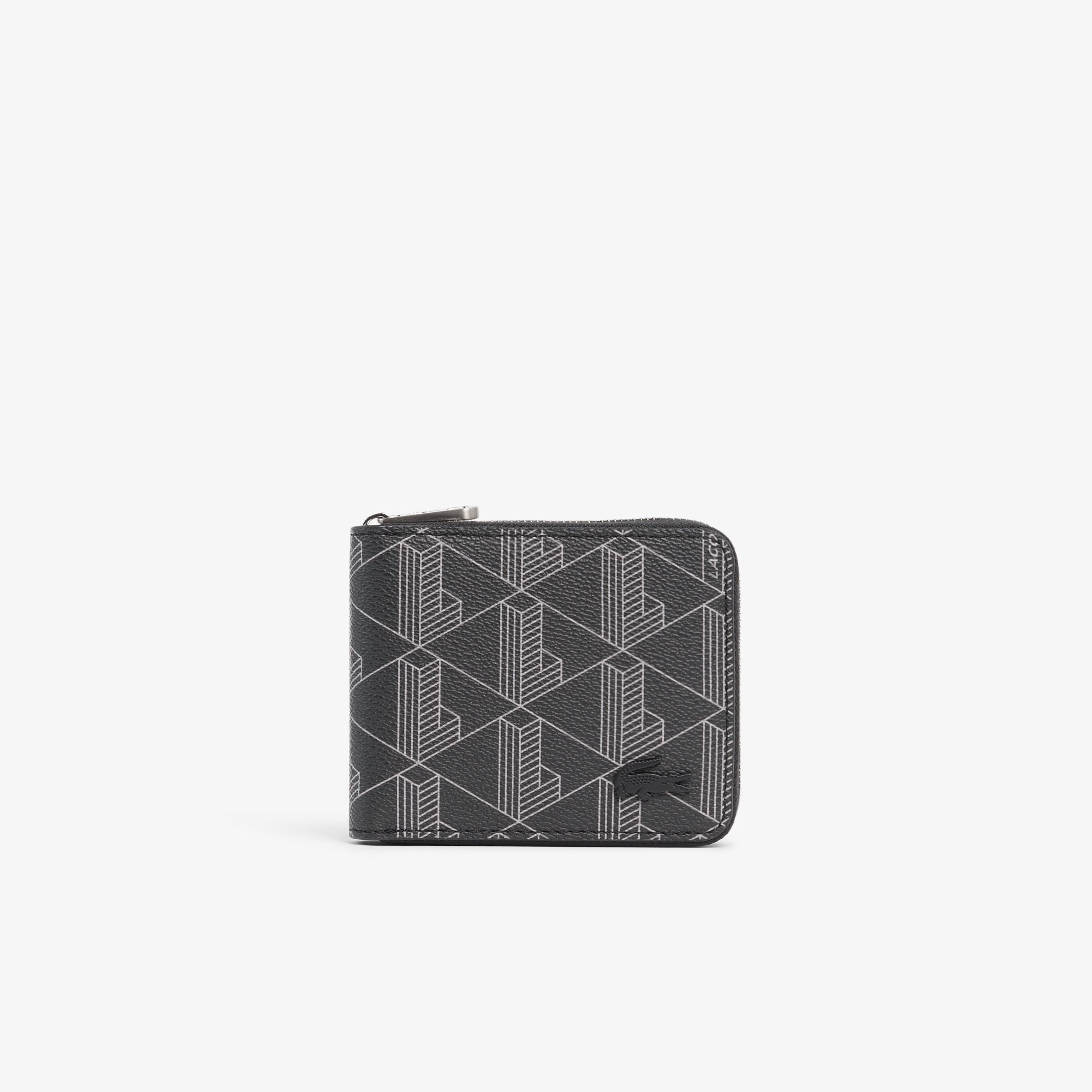 Lacoste The Blend Erkek Monogram Siyah Cüzdan