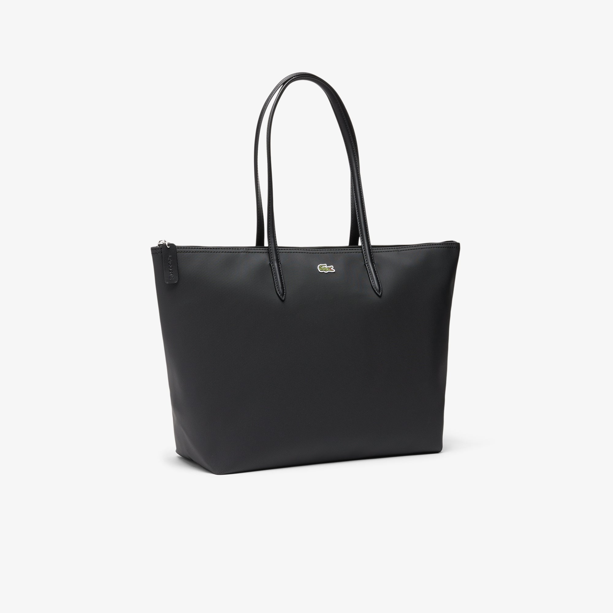 Lacoste Large L.12.12 Kadın Siyah Omuz Çantası görsel 2