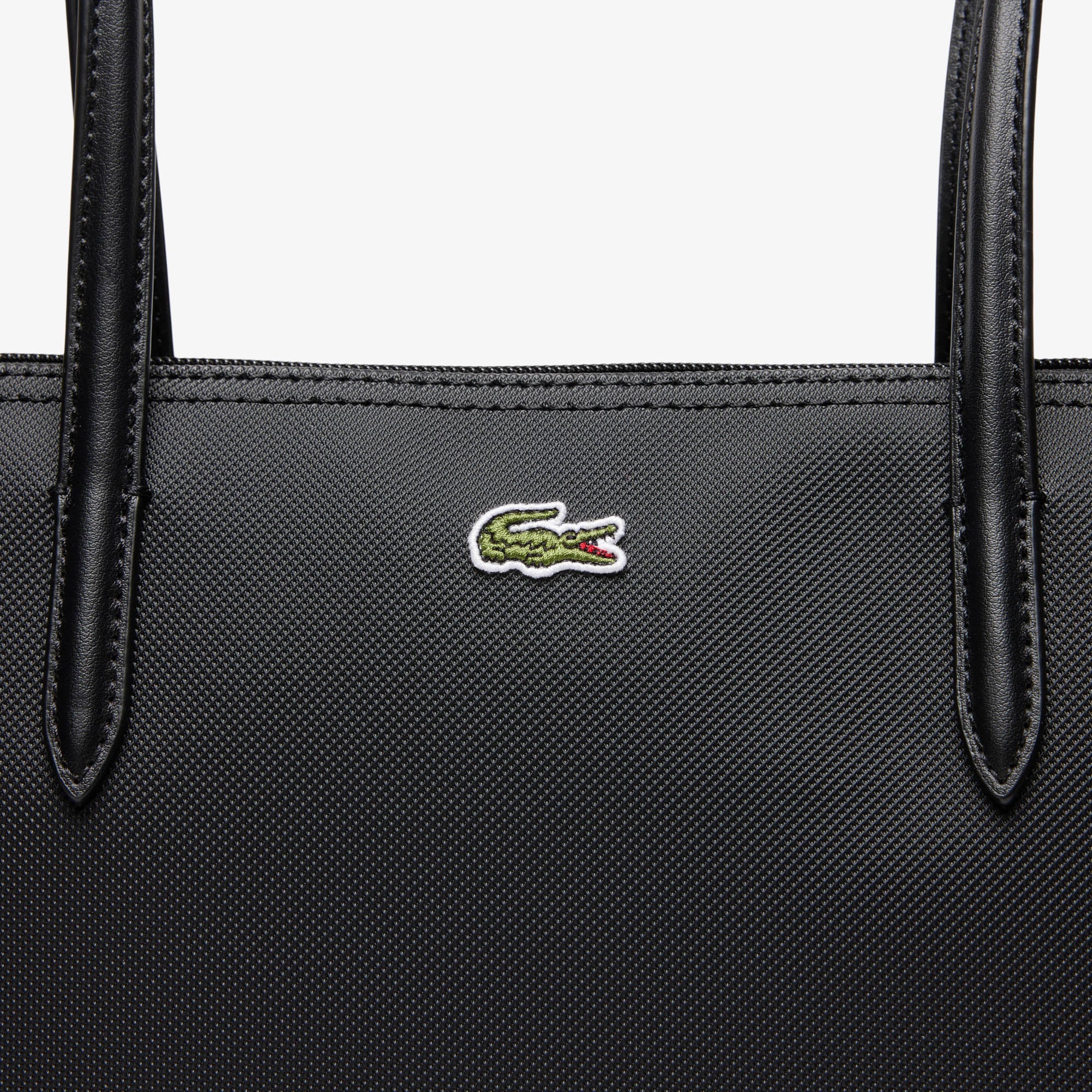 Lacoste Large L.12.12 Kadın Siyah Omuz Çantası görsel 5