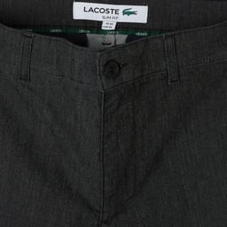 Erkek Slim Fit Siyah Chino Pantolon Siyah
