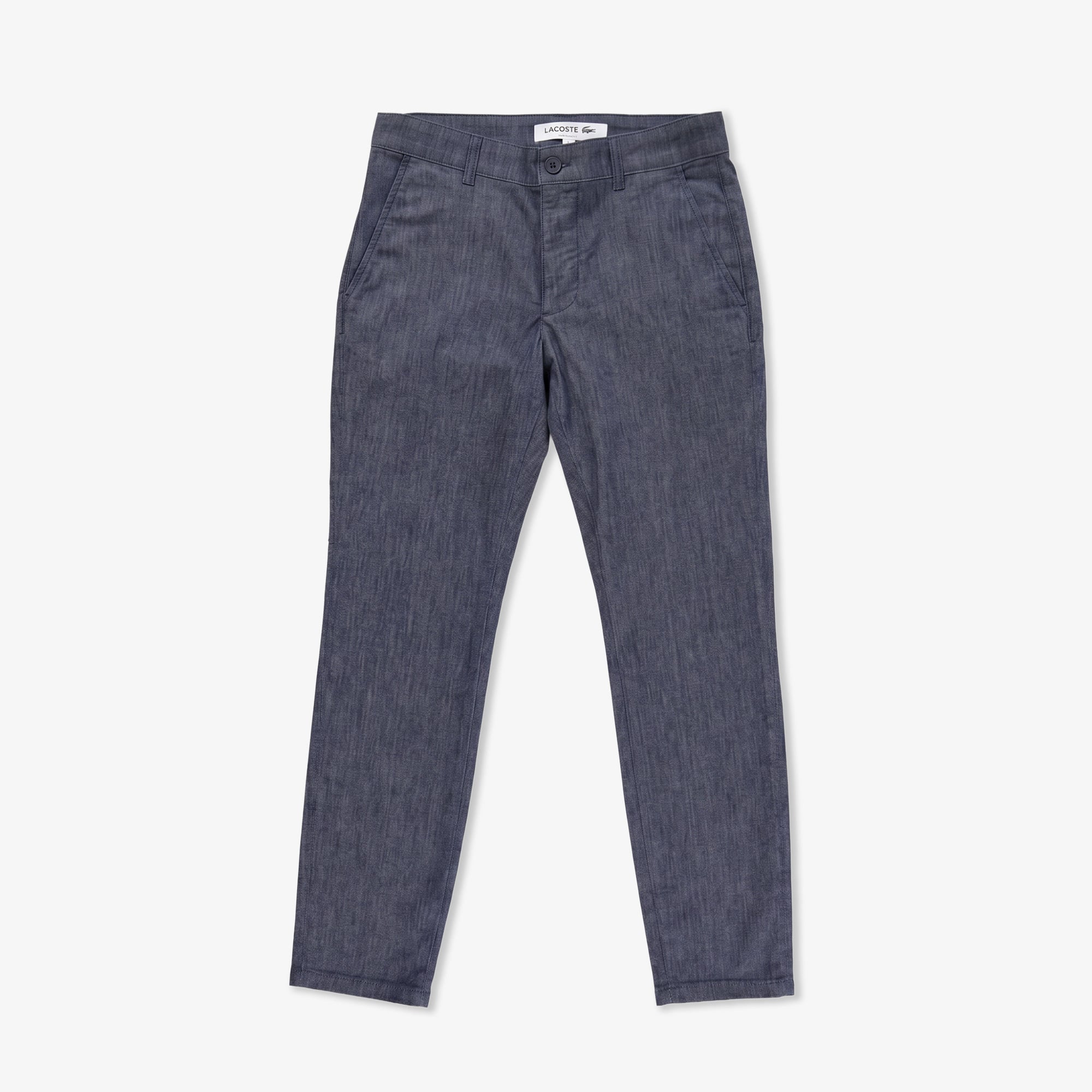 Lacoste Erkek Slim Fit Mavi Chino Pantolon görsel 3