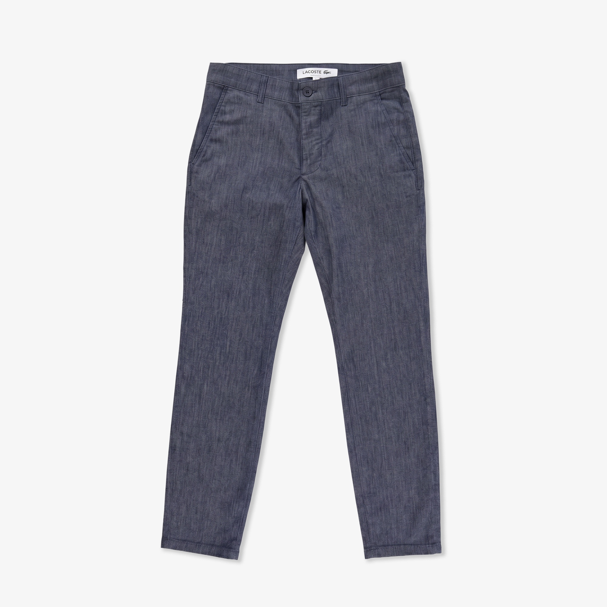 Erkek Slim Fit Mavi Chino Pantolon