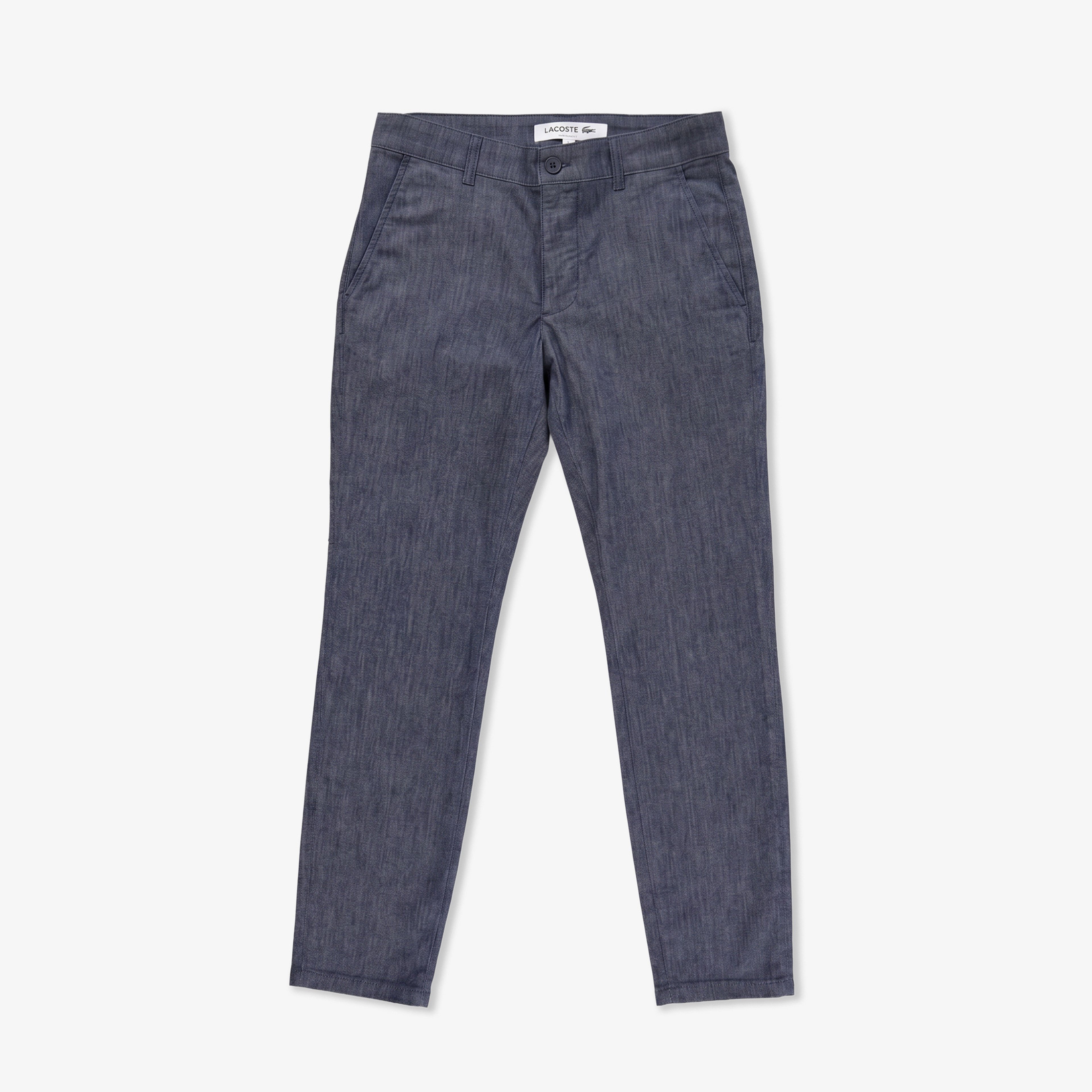 Erkek Slim Fit Mavi Chino Pantolon