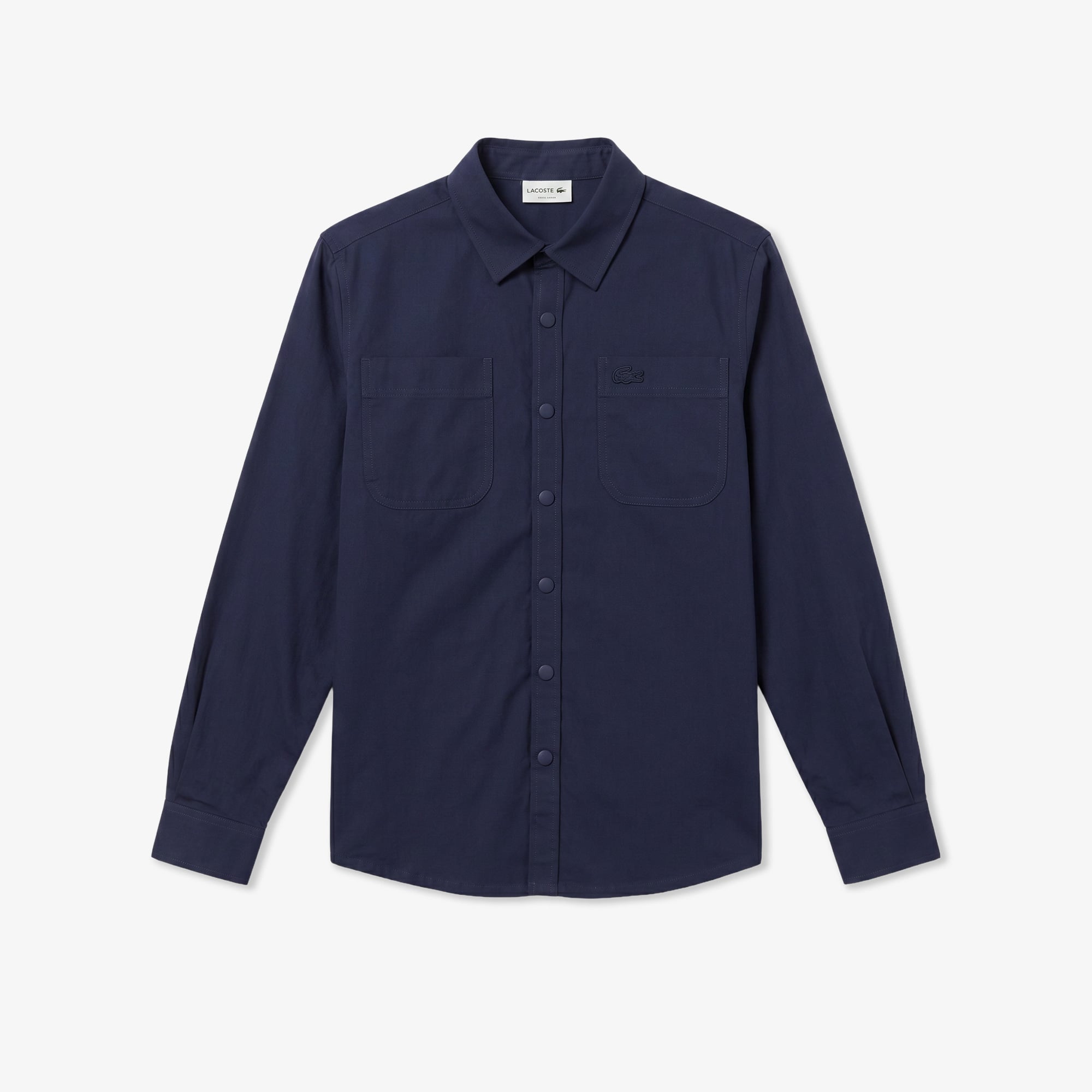 Lacoste Erkek Regular Fit Lacivert Gömlek görsel 3