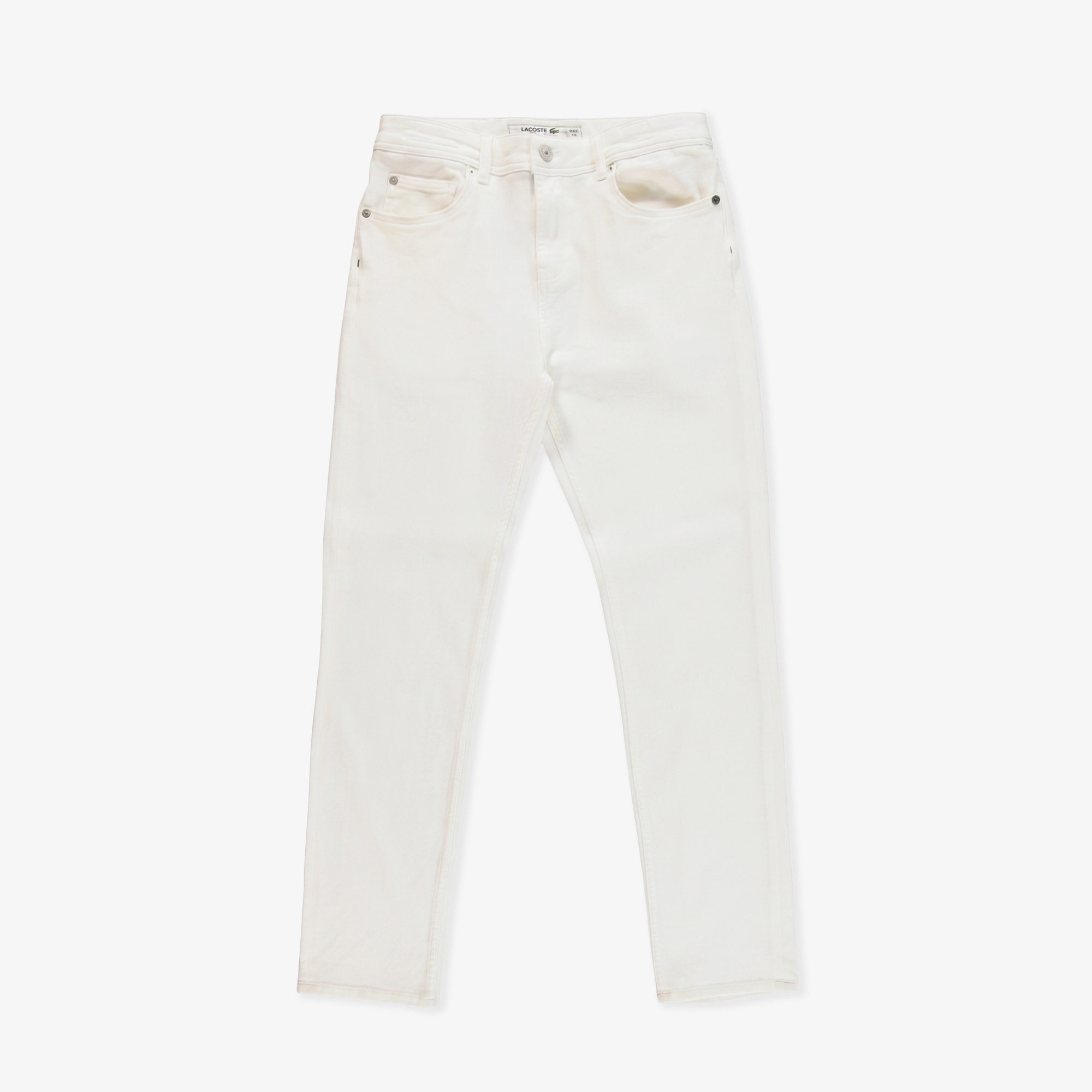 Lacoste Erkek Slim Fit Krem Jean Pantolon görsel 3