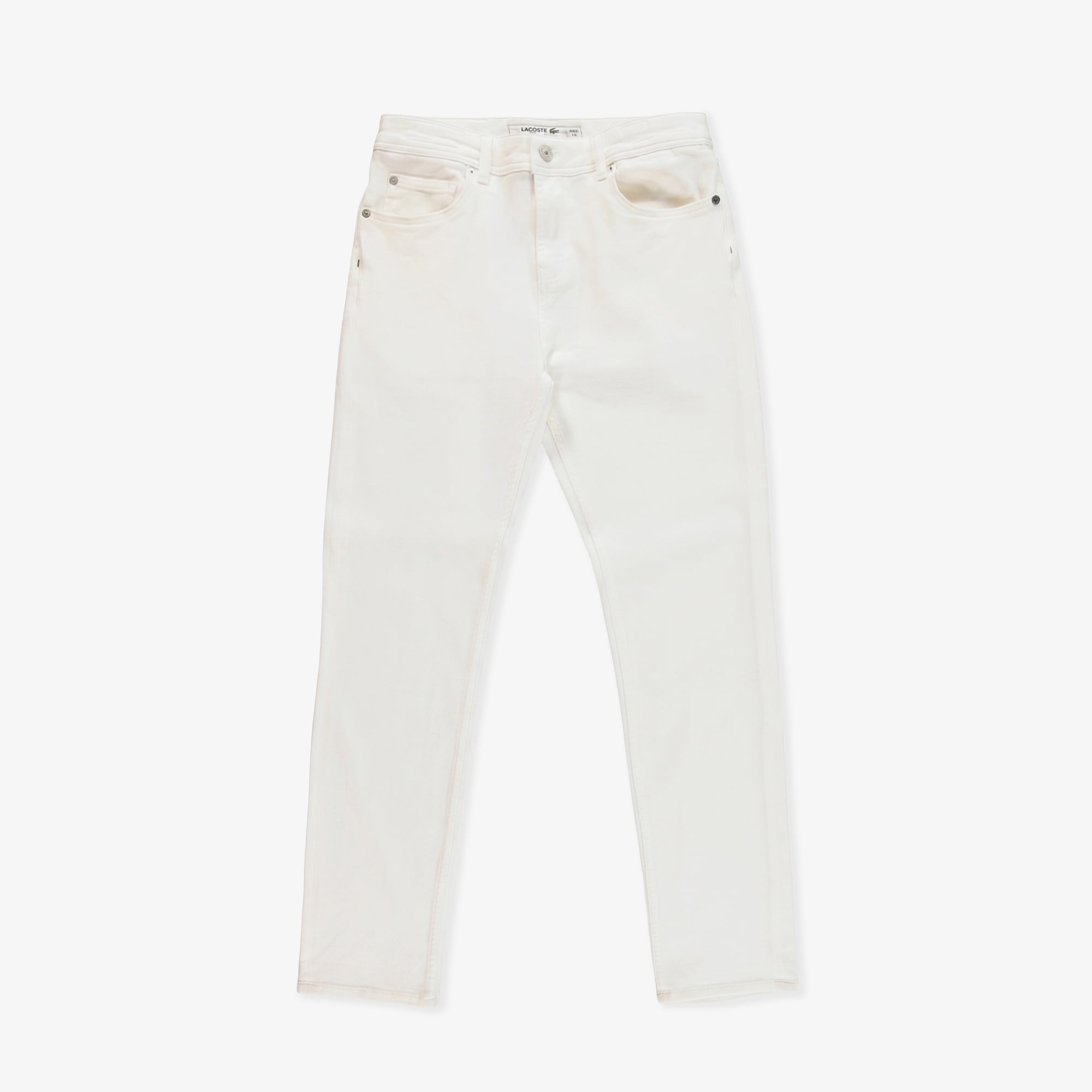 Erkek Slim Fit Krem Jean Pantolon
