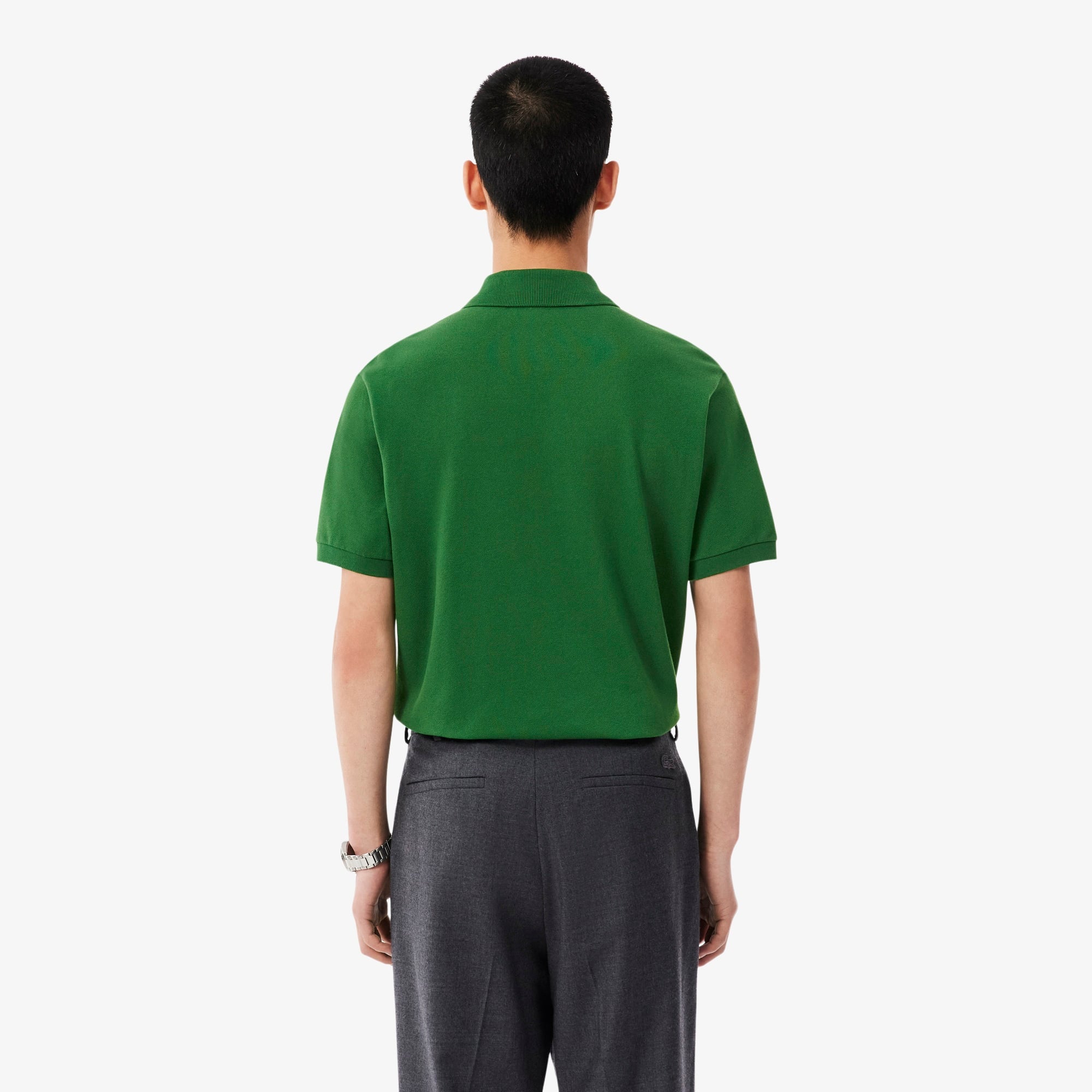 L.12.12 Erkek Classic Fit Yeşil Polo