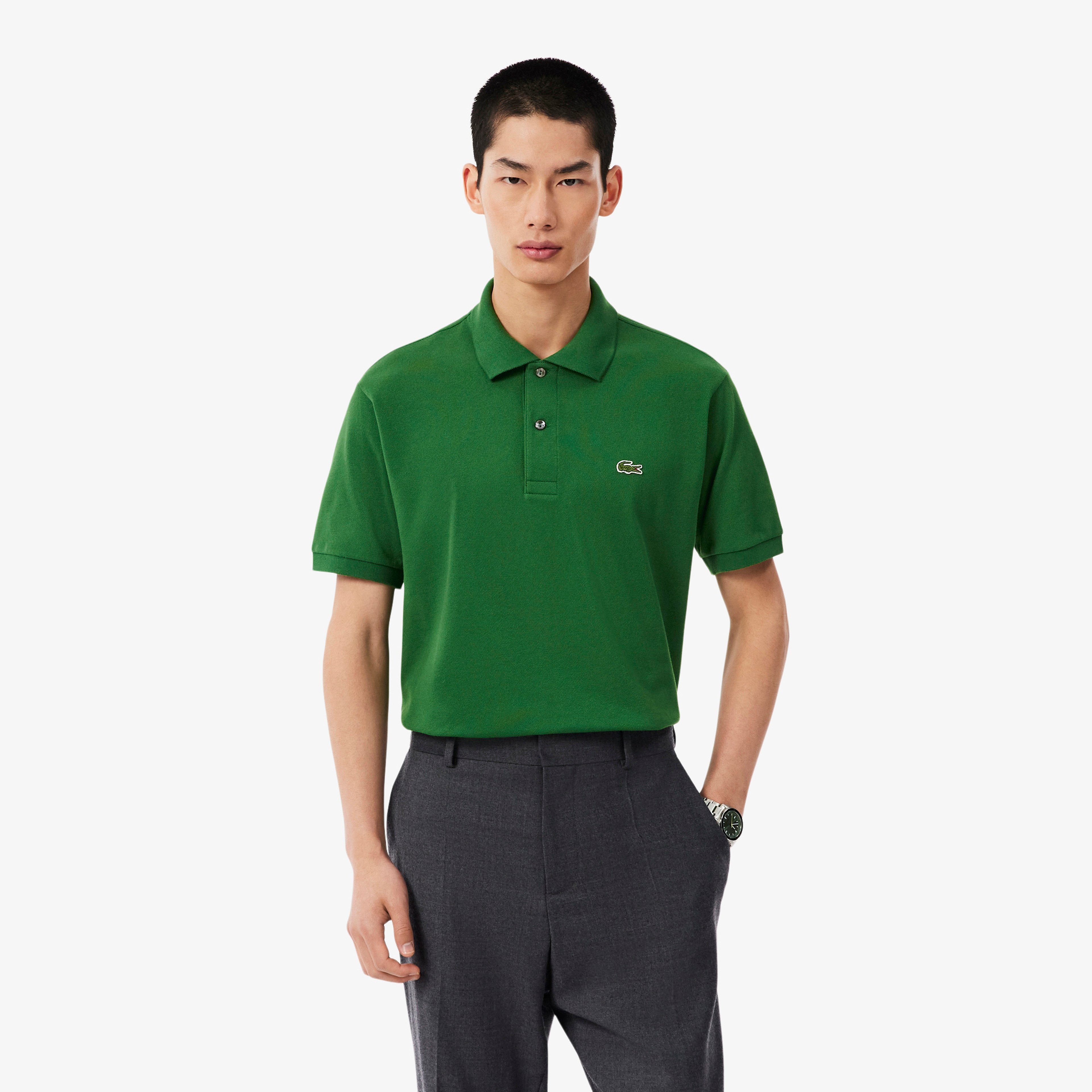 L.12.12 Erkek Classic Fit Yeşil Polo L.12.12 Erkek Classic Fit Yeşil Polo