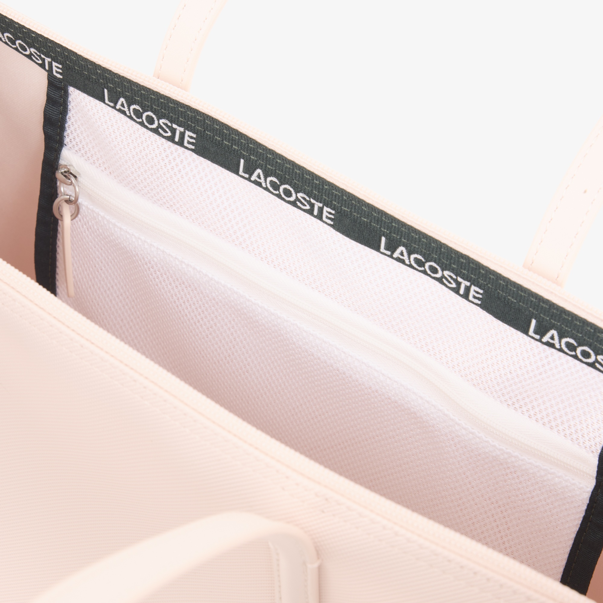 Large L.12.12 Kadın Açık Pembe Omuz Çantası