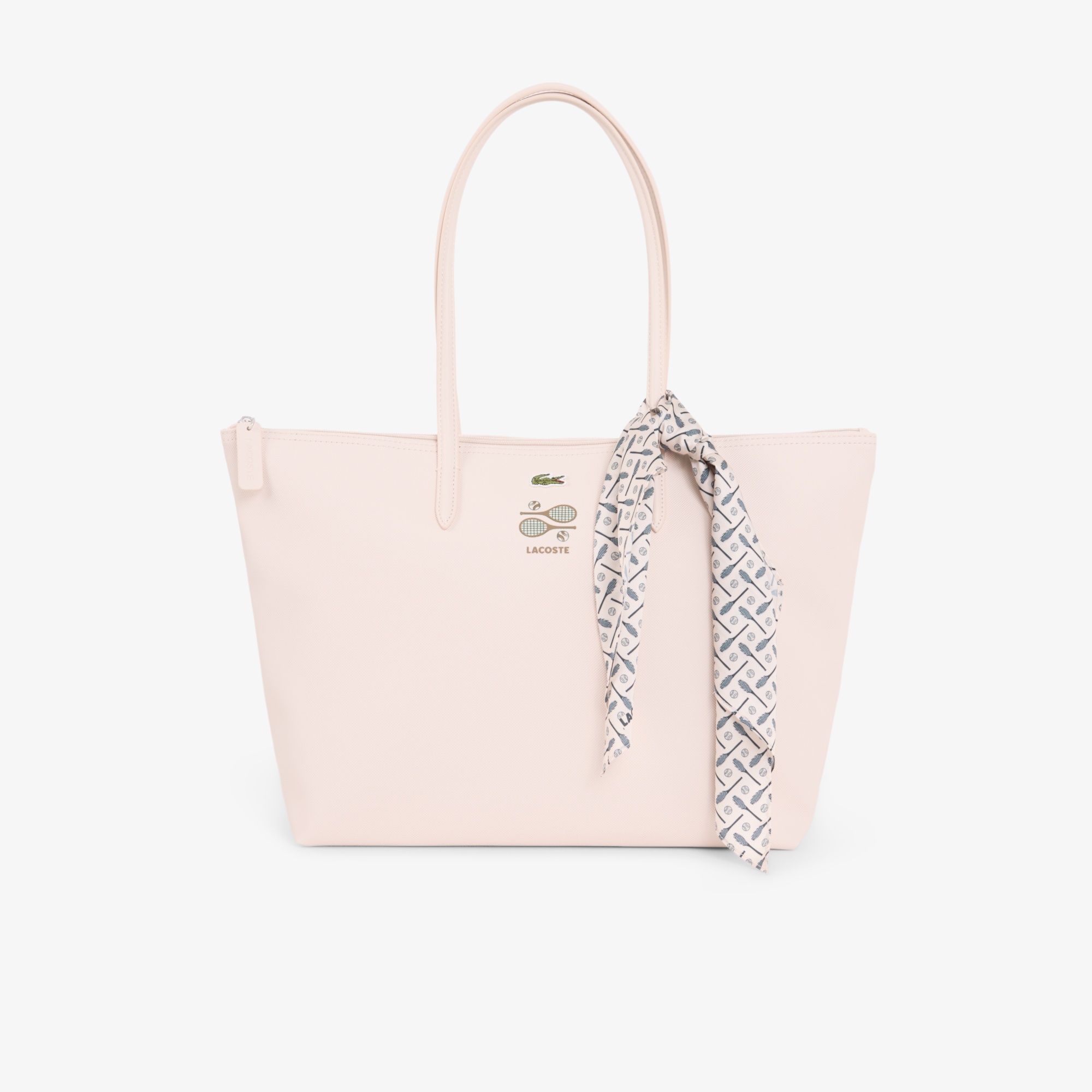 Large L.12.12 Kadın Açık Pembe Omuz Çantası