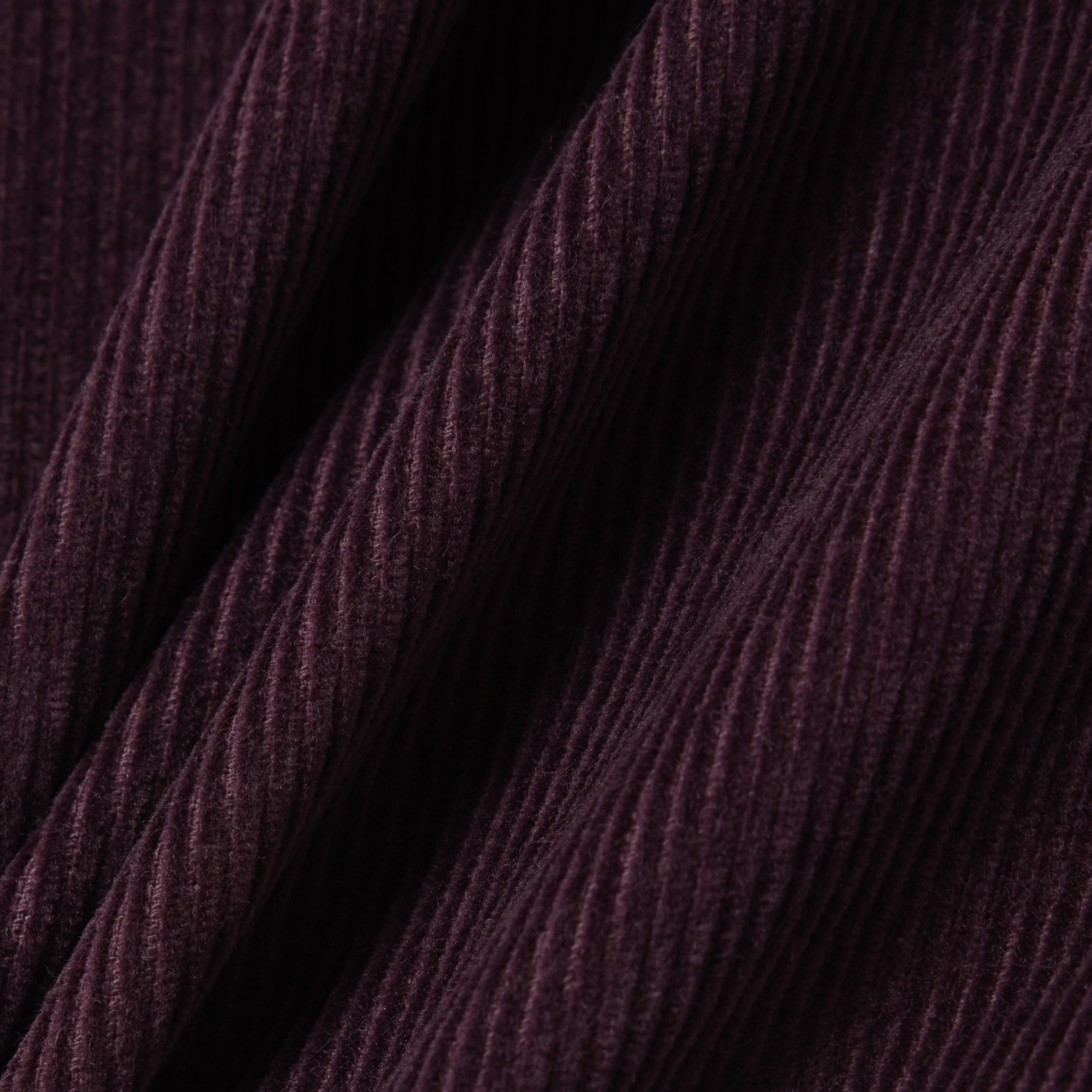 Kadın Oversize Fit Kadife Bordo Gömlek