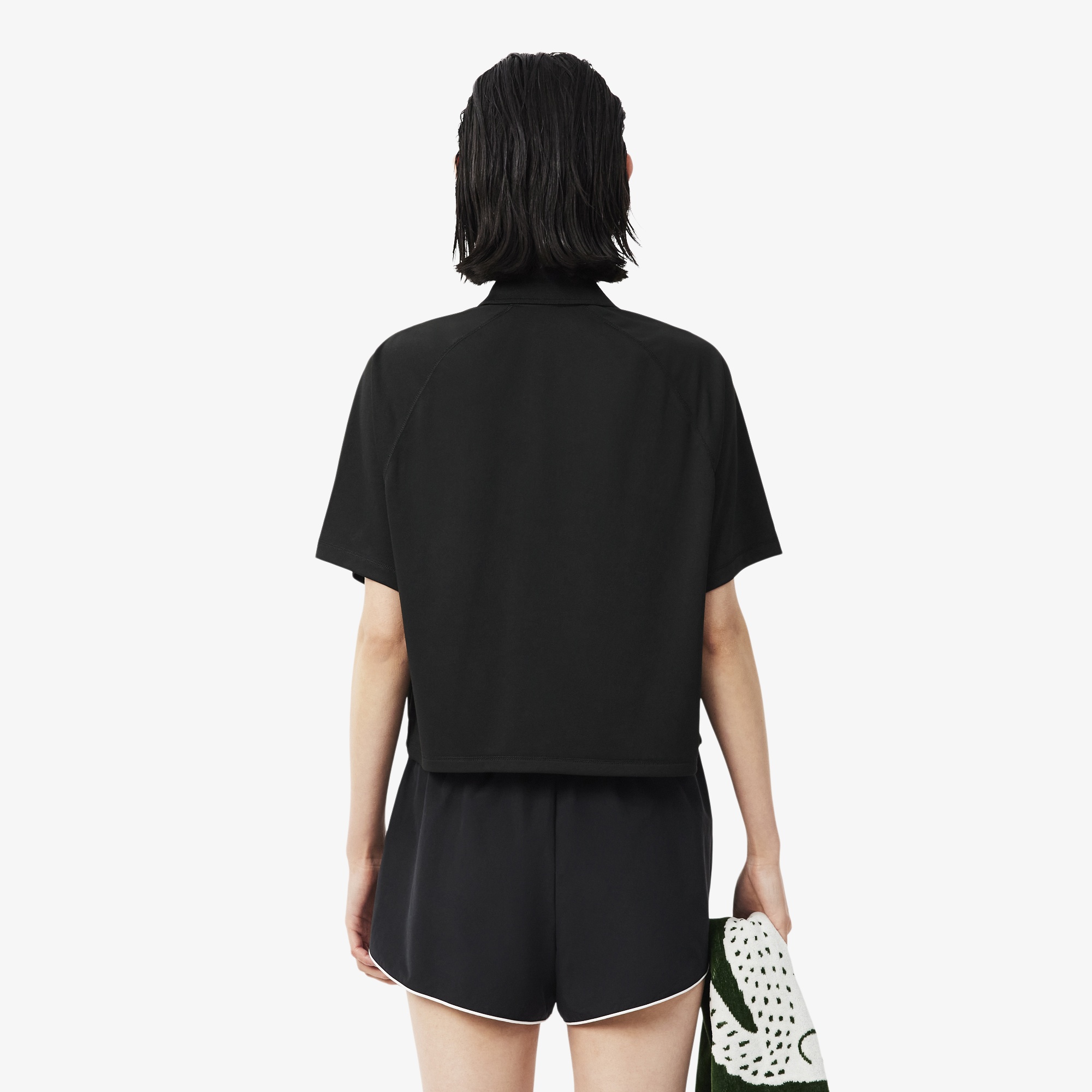 SPORT Kadın Relaxed Fit Ultra Dry Siyah Polo