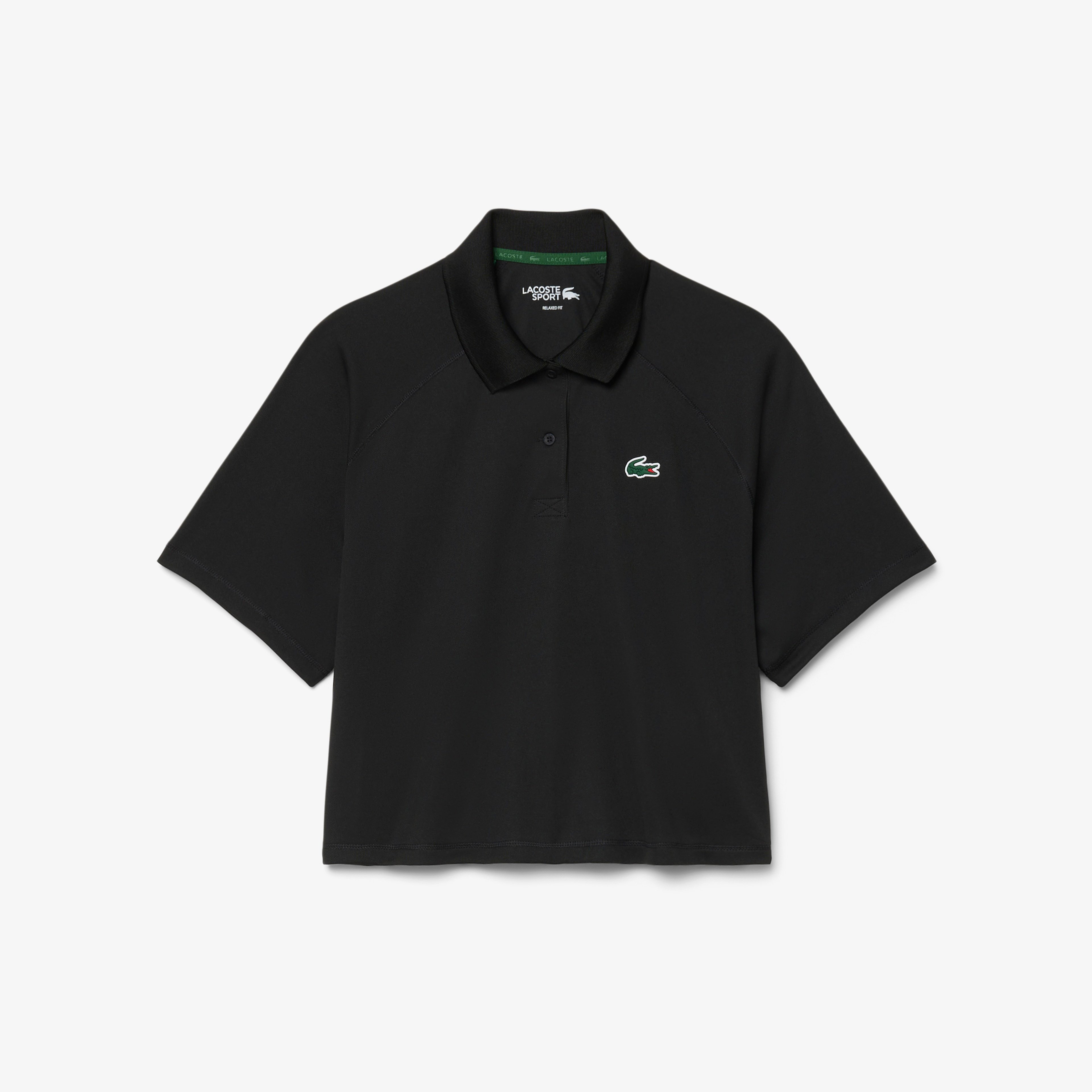 SPORT Kadın Relaxed Fit Ultra Dry Siyah Polo