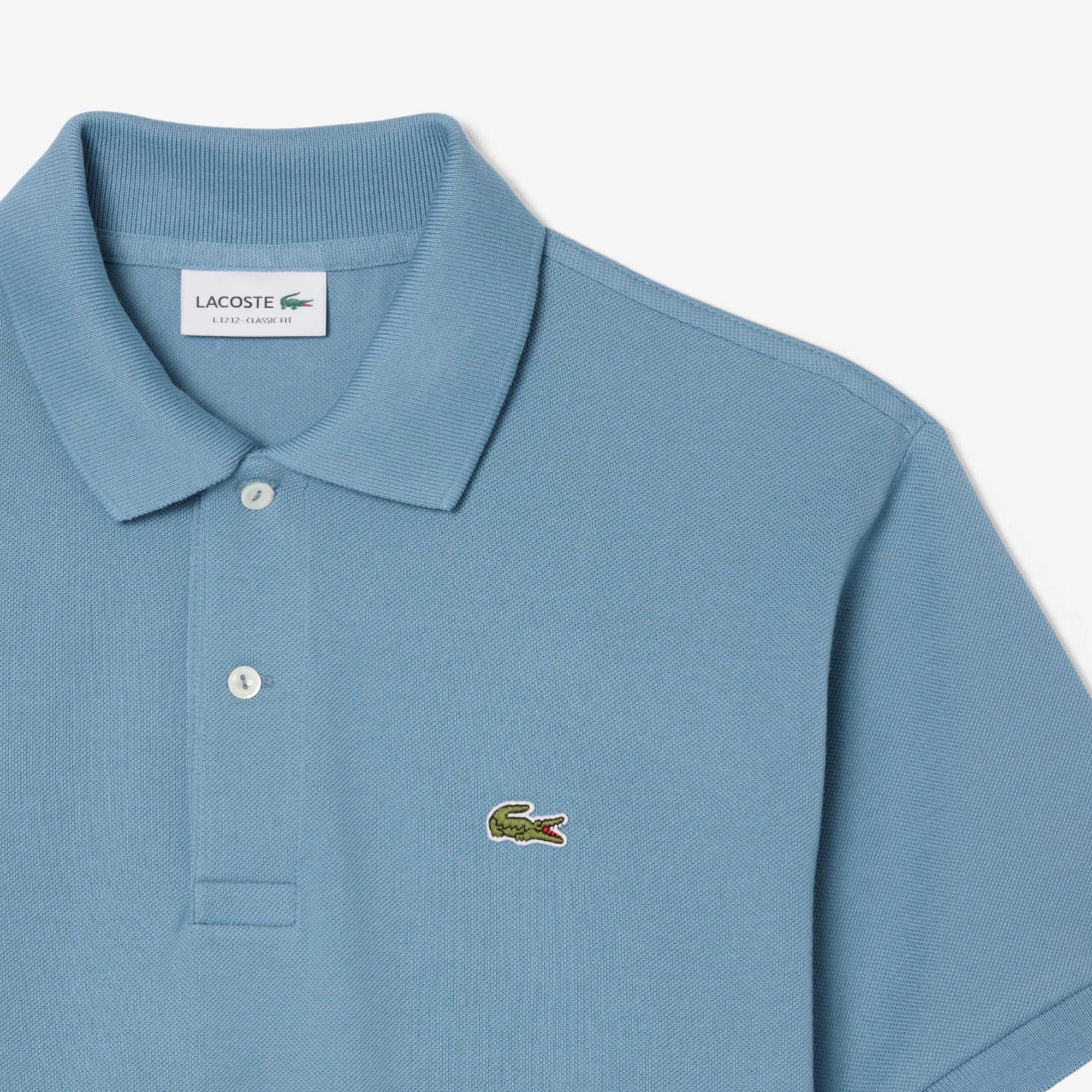 L.12.12 Erkek Classic Fit Mavi Polo