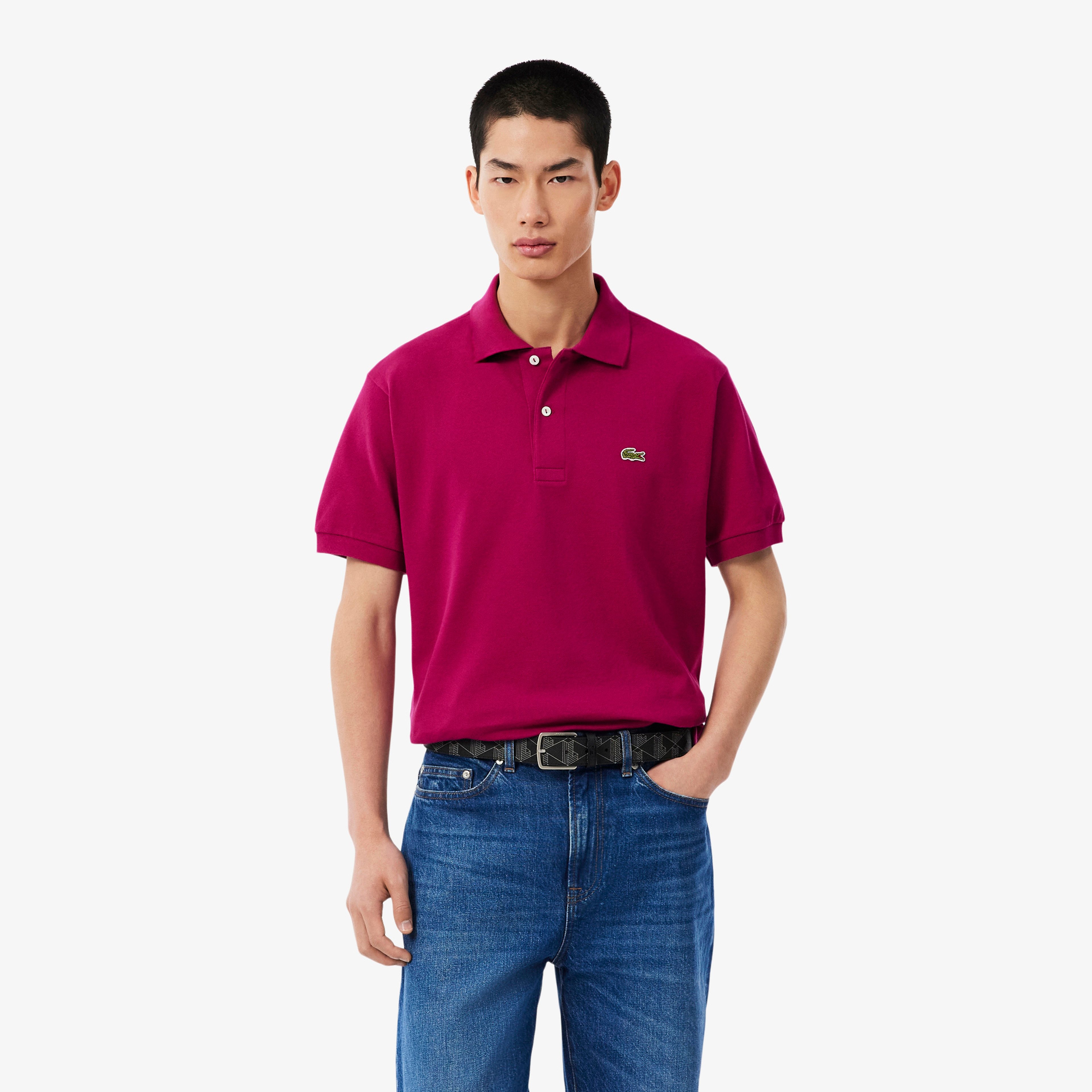 L.12.12 Erkek Classic Fit Pembe Polo L.12.12 Erkek Classic Fit Pembe Polo