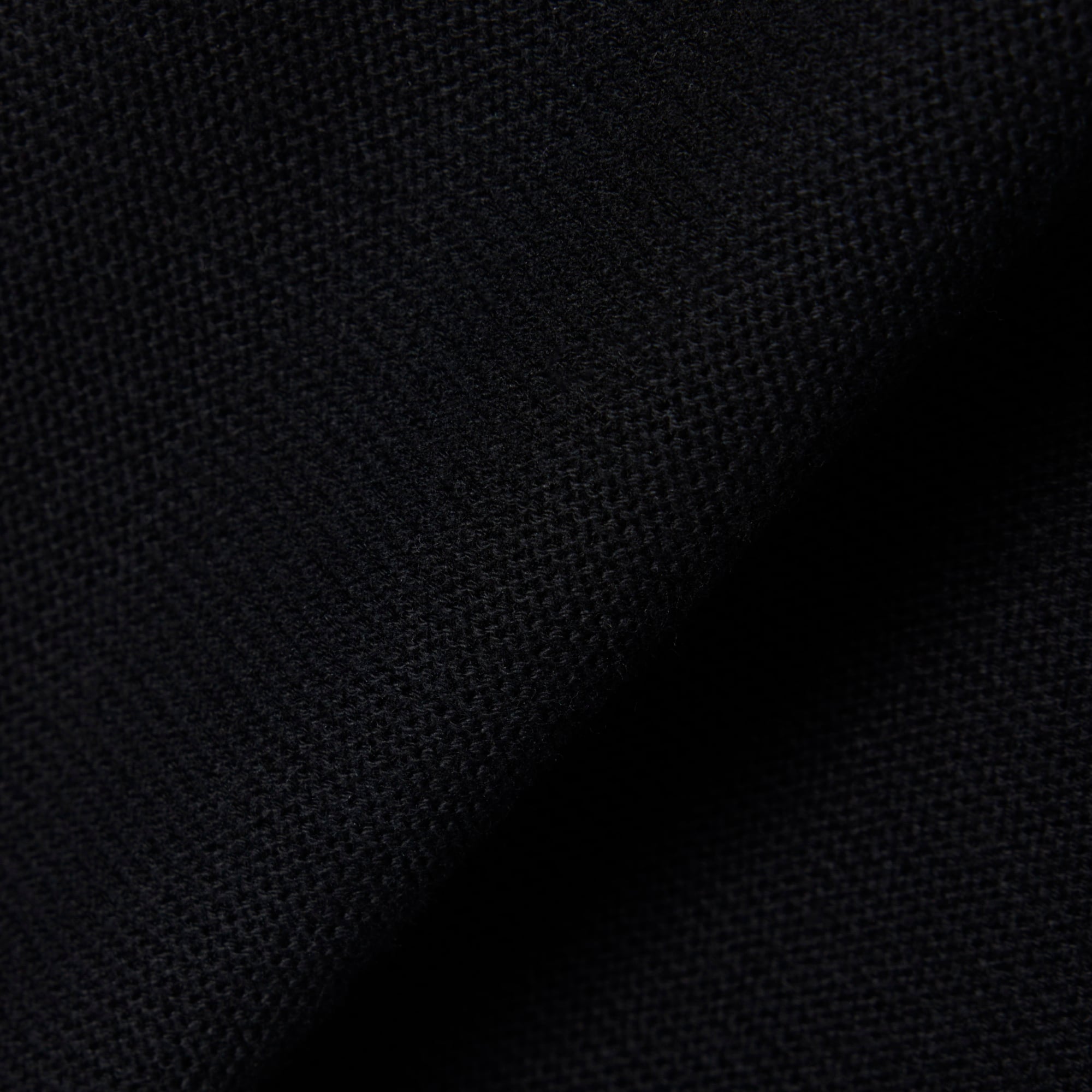 Erkek Classic Fit Polo Yaka Siyah Kazak
