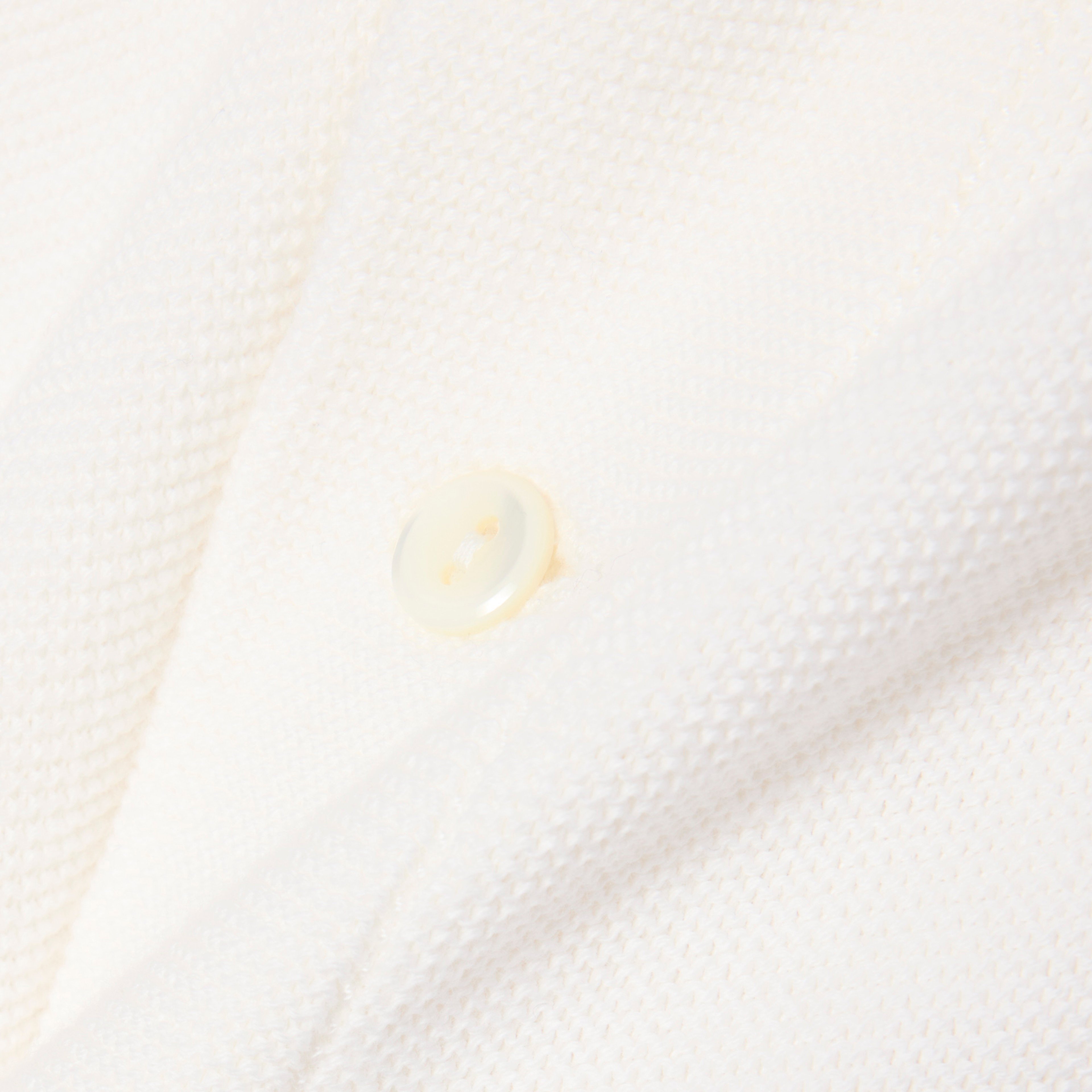 Erkek Classic Fit Polo Yaka Beyaz Kazak Erkek Classic Fit Polo Yaka Beyaz Kazak