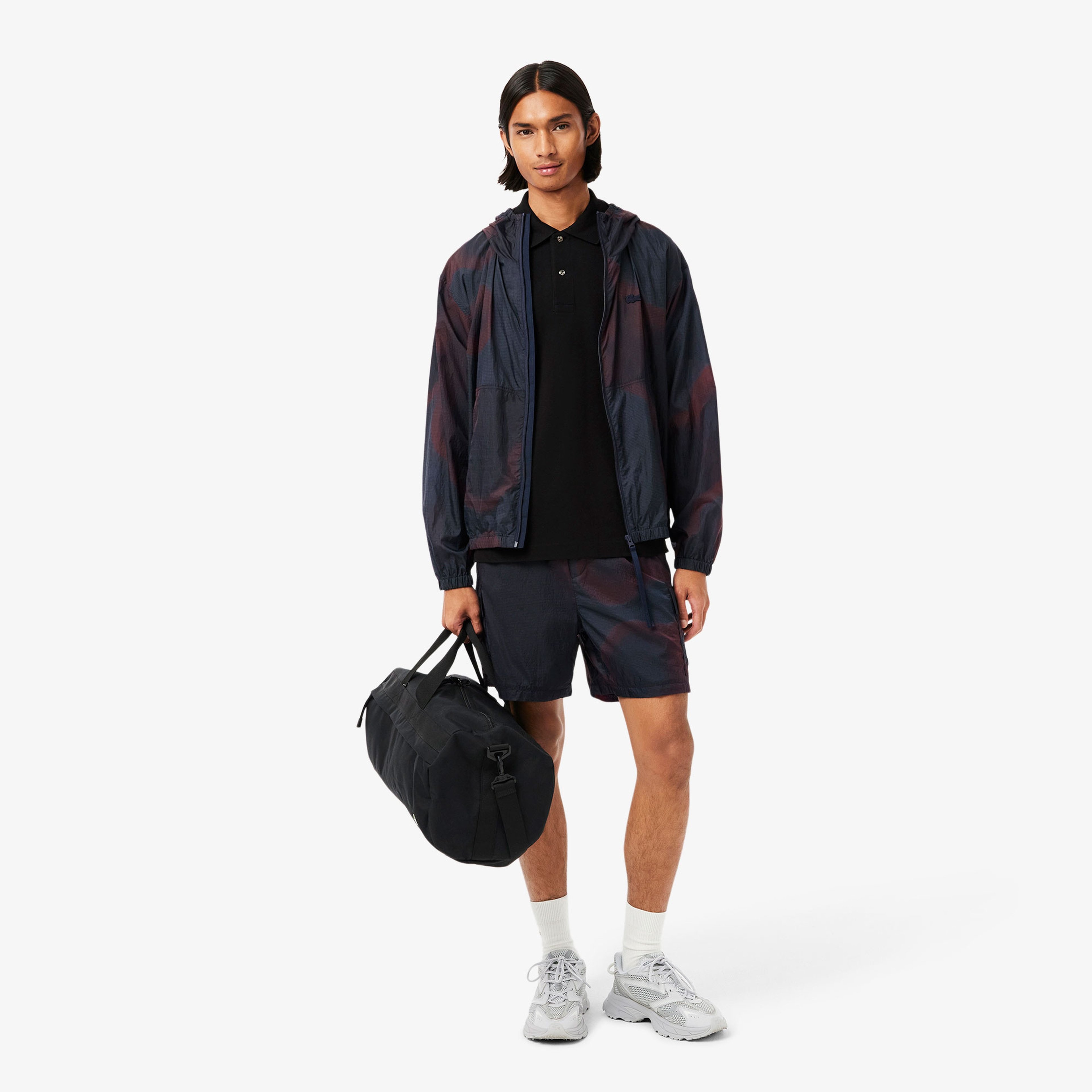 L.12.12 Erkek Classic Fit Siyah Polo