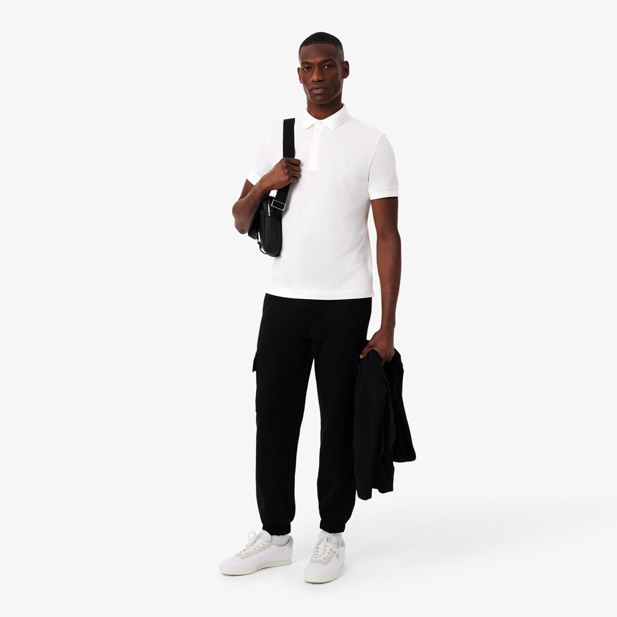 Lacoste Erkek Regular Fit Beyaz Paris Polo görsel 8