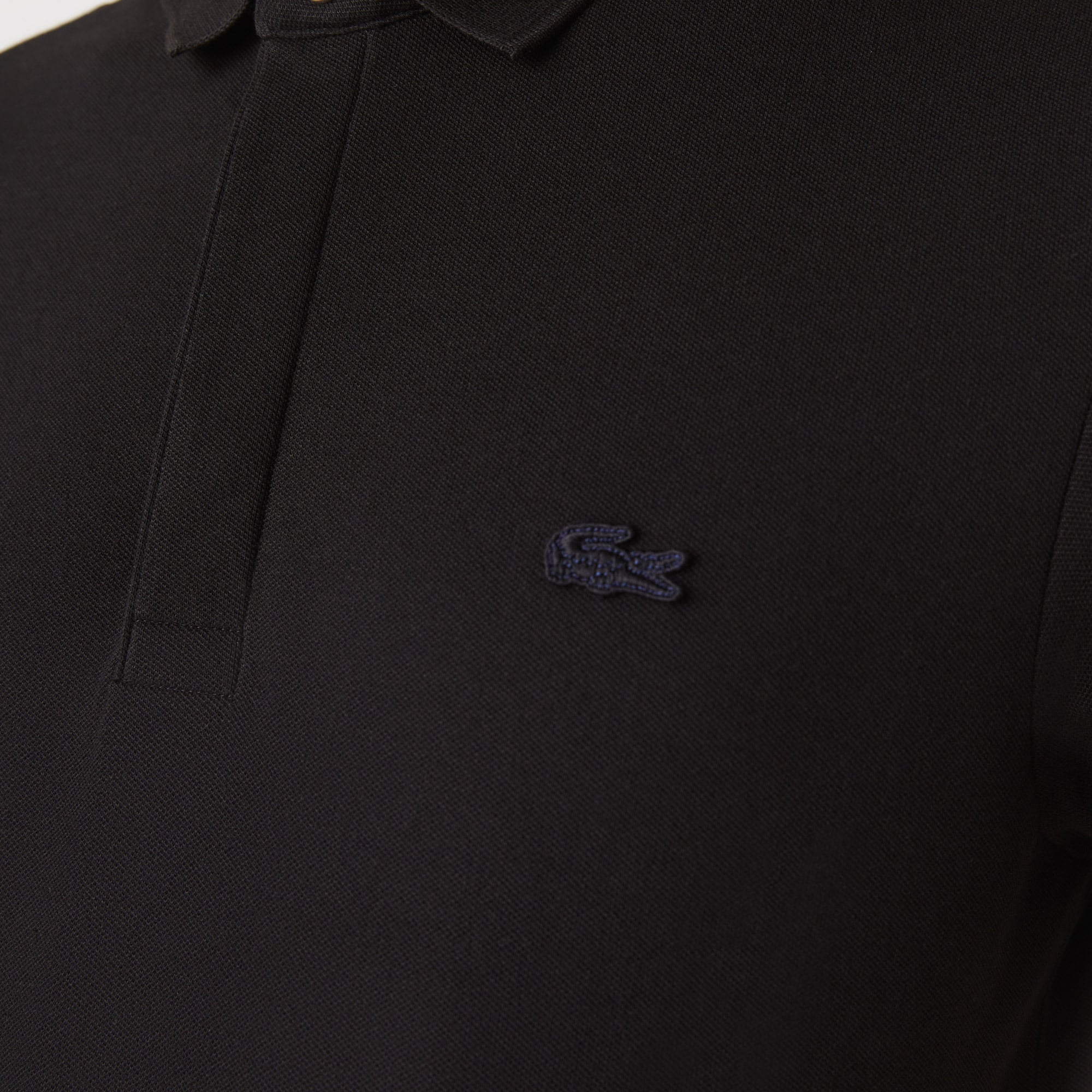 Lacoste Erkek Regular Fit Siyah Paris Polo görsel 4