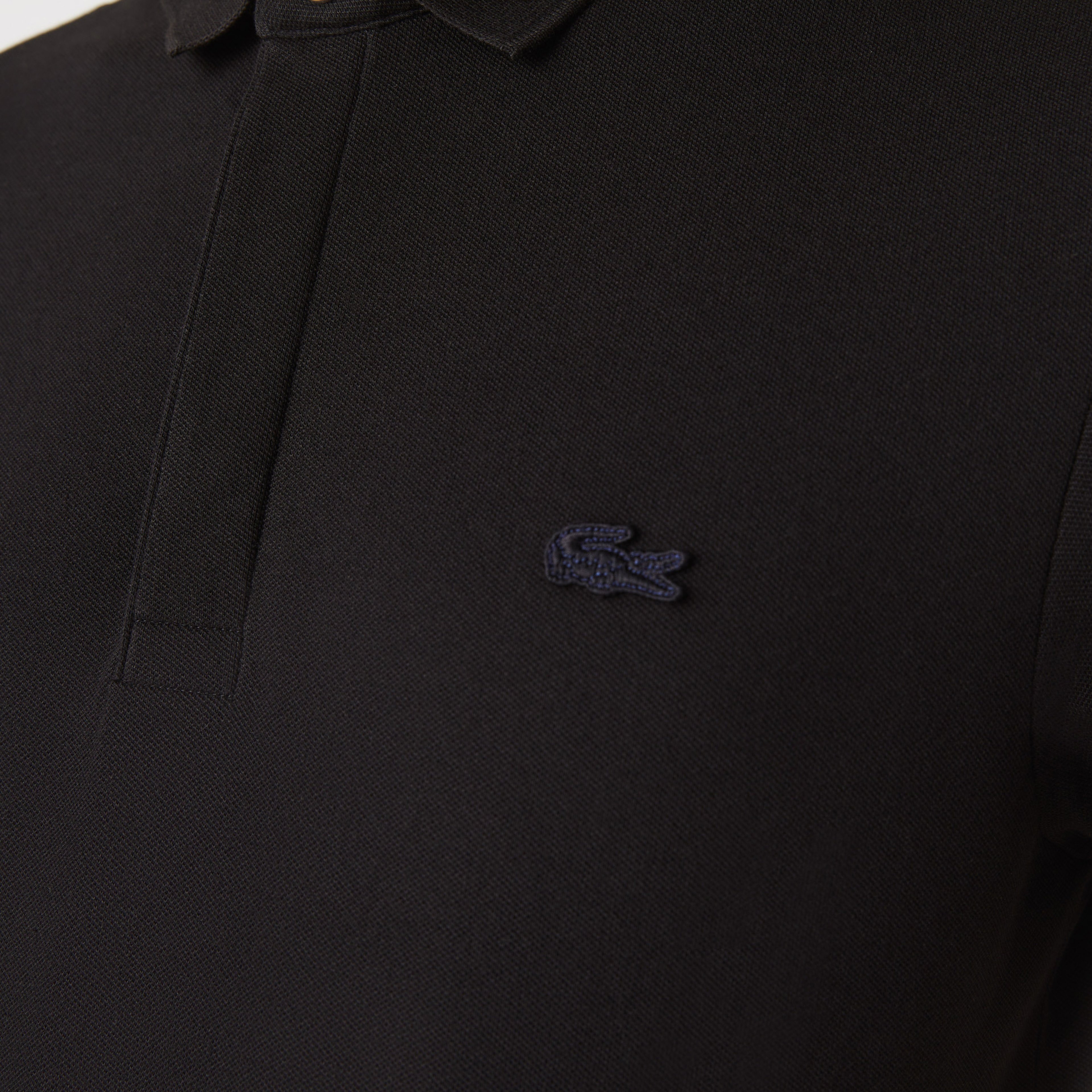 Erkek Regular Fit Siyah Paris Polo