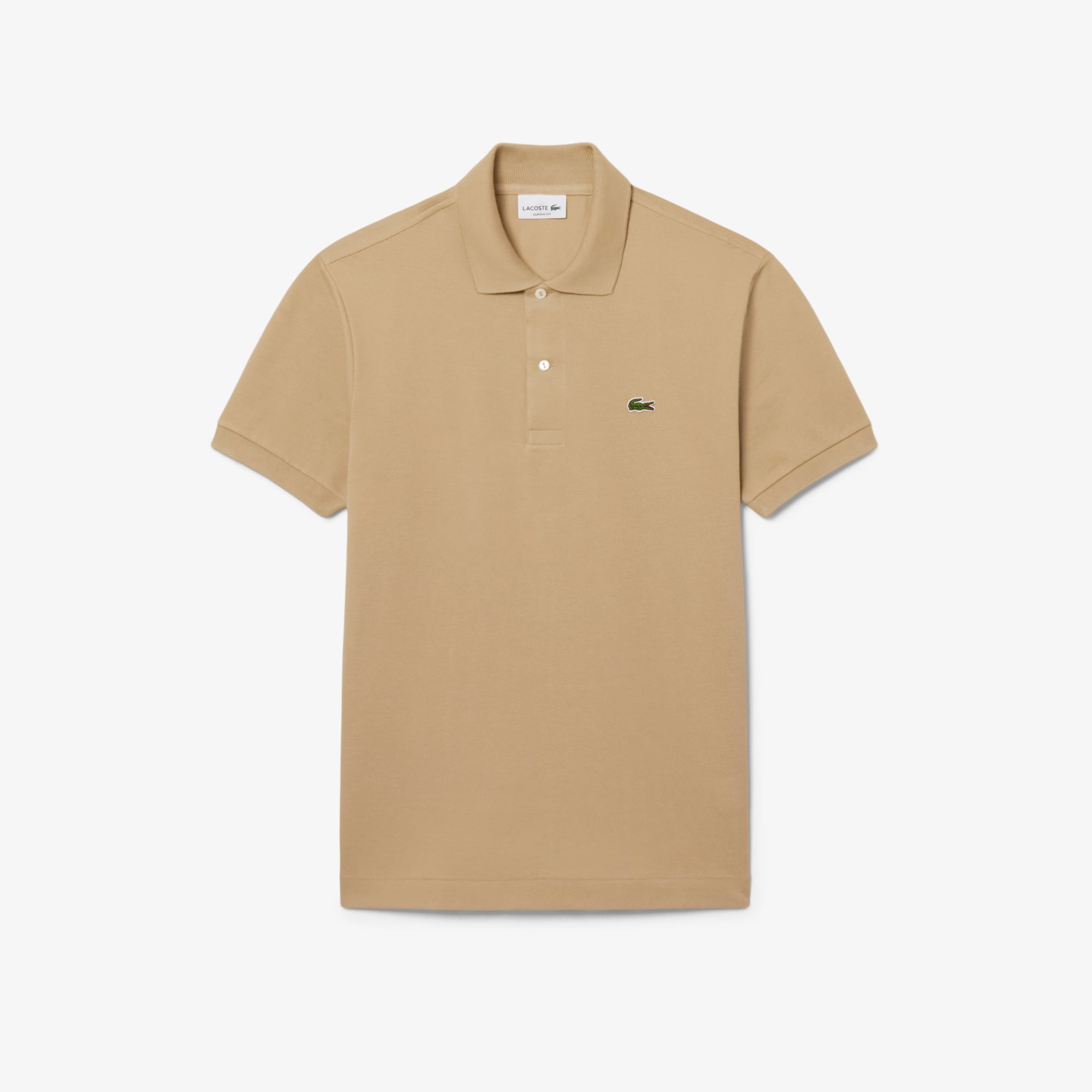 Lacoste L.12.12 Erkek Classic Fit Açık Kahverengi Polo görsel 4