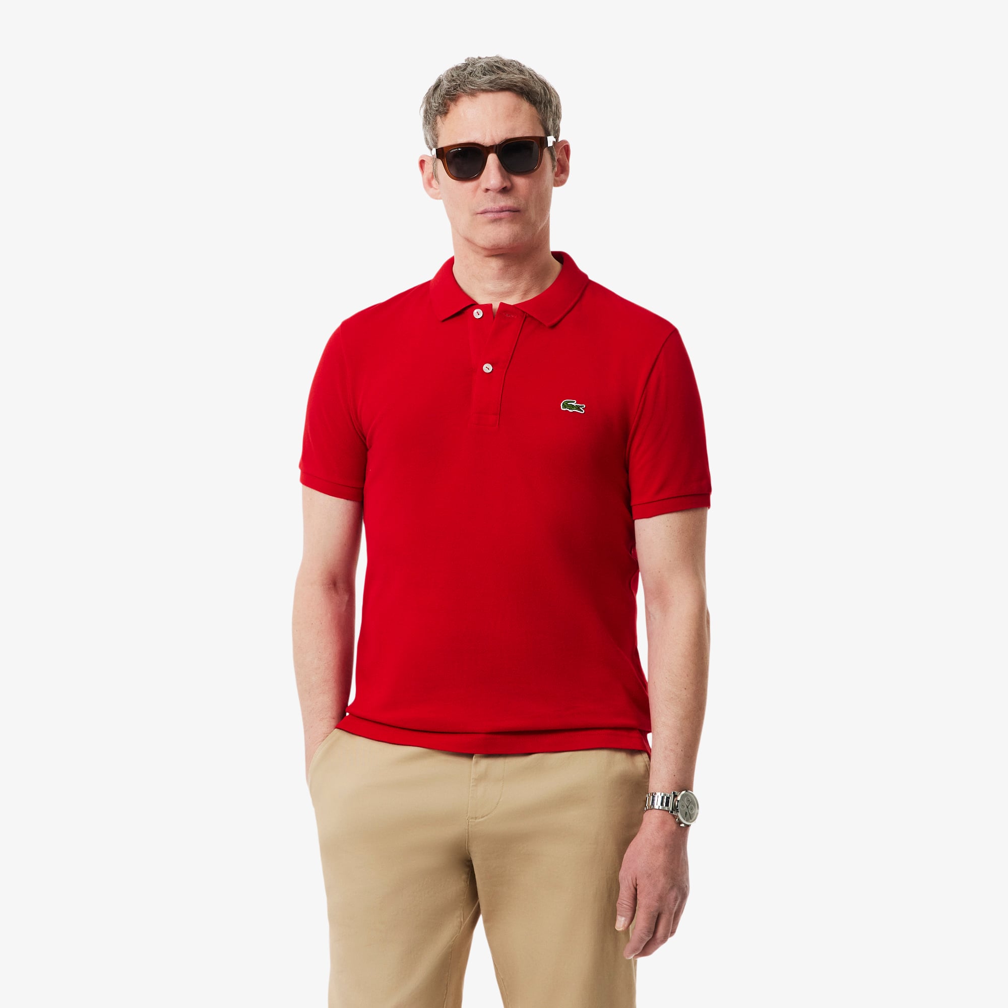 Lacoste L.12.12 Erkek Slim Fit Kırmızı Polo
