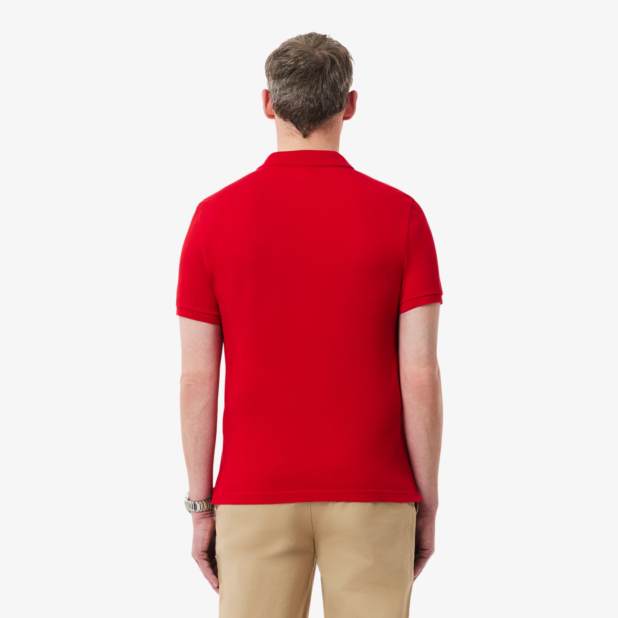 Lacoste L.12.12 Erkek Slim Fit Kırmızı Polo görsel 3