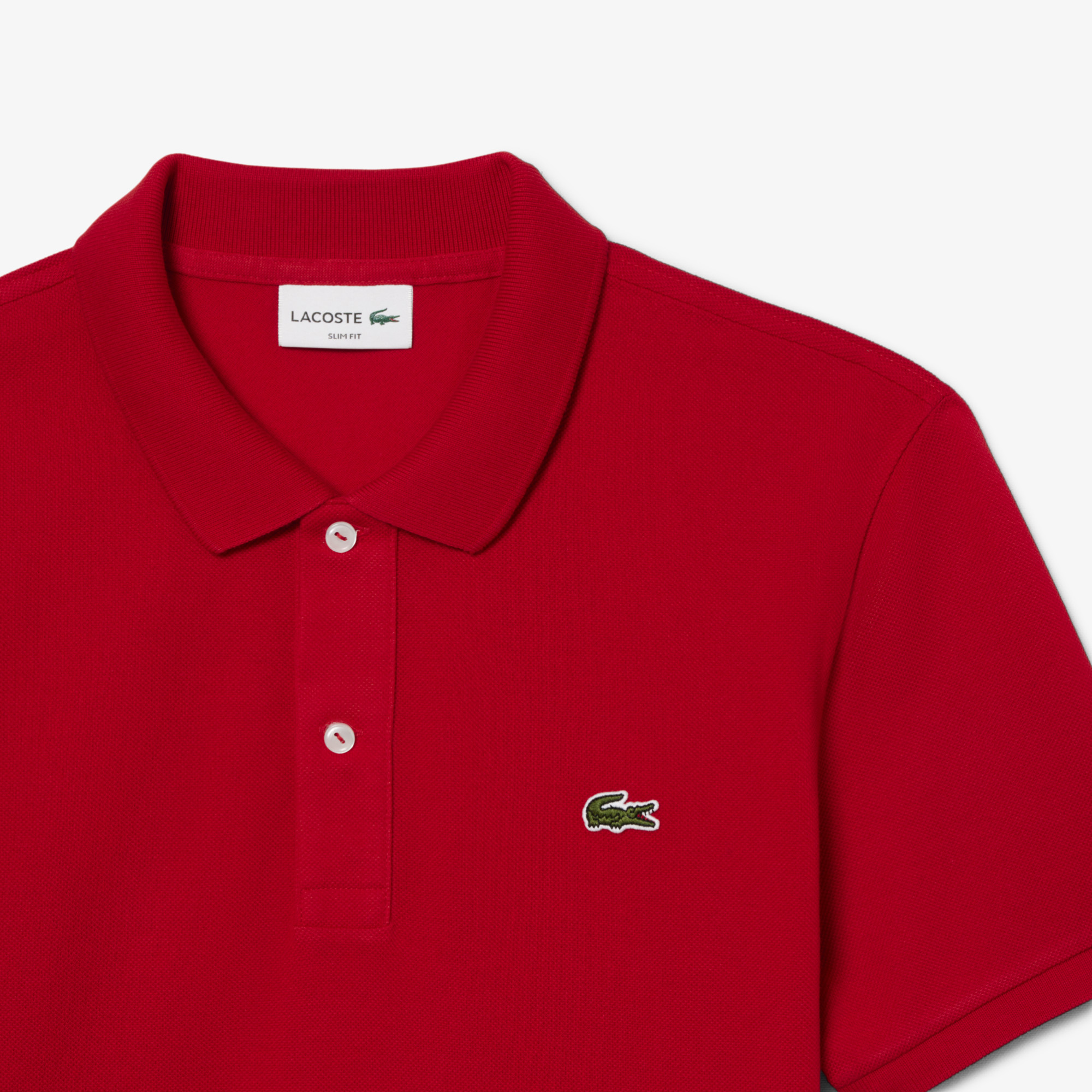 Lacoste L.12.12 Erkek Slim Fit Kırmızı Polo görsel 5