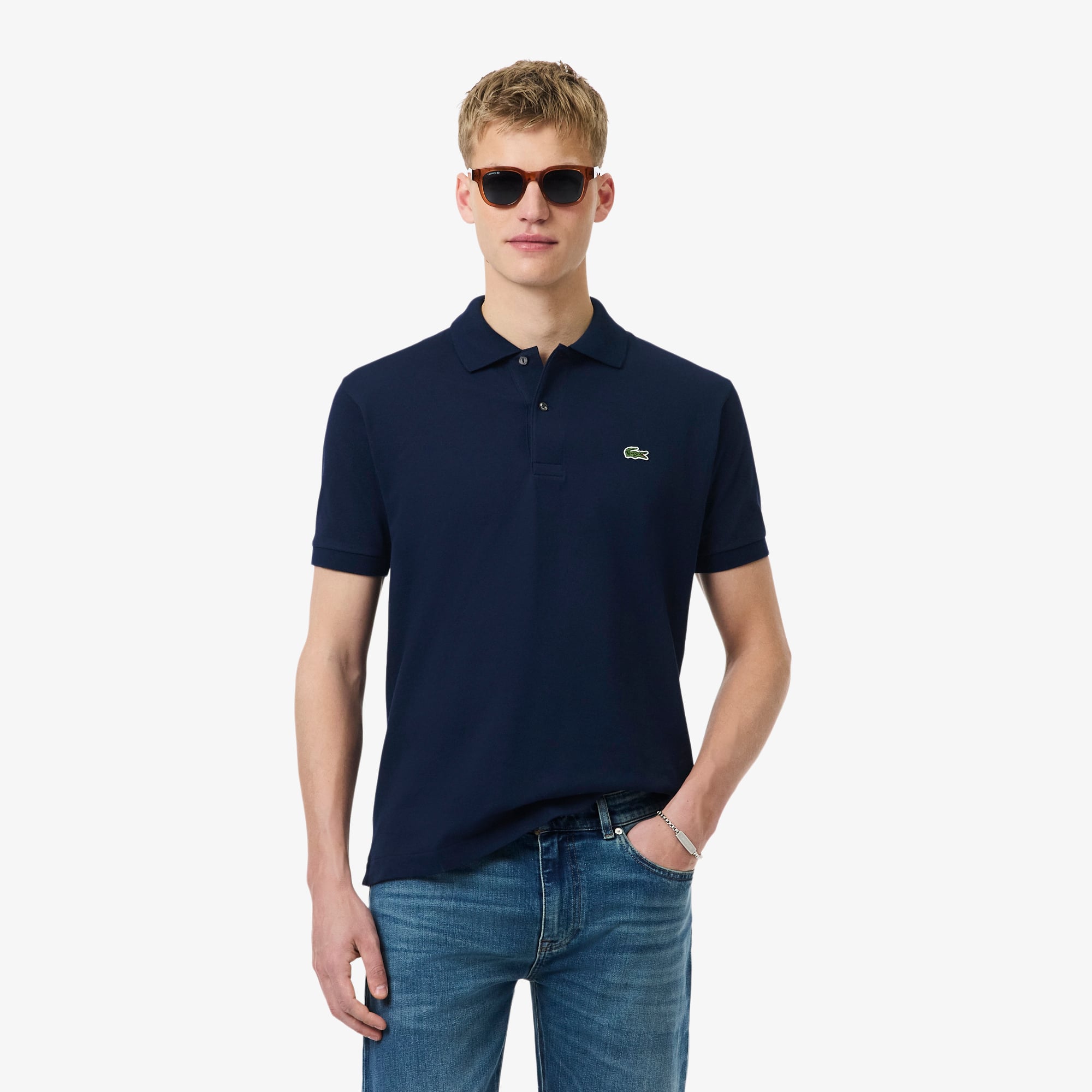 Lacoste L.12.12 Erkek Classic Fit Lacivert Polo