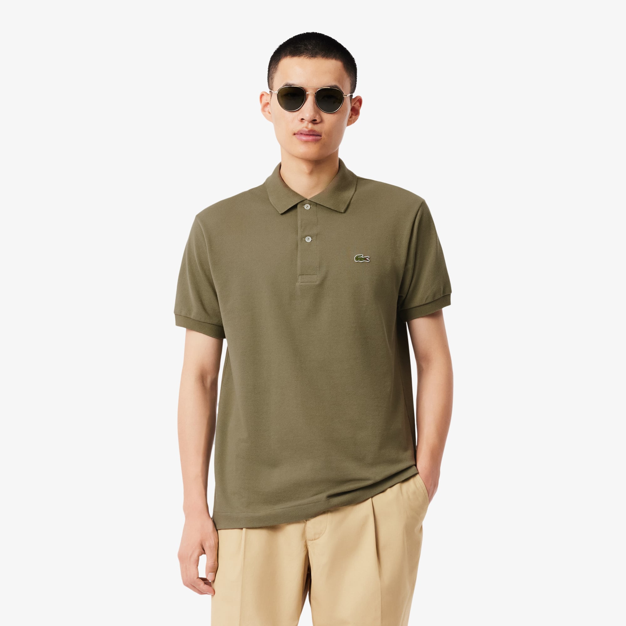 Lacoste L.12.12 Erkek Classic Fit Haki Polo