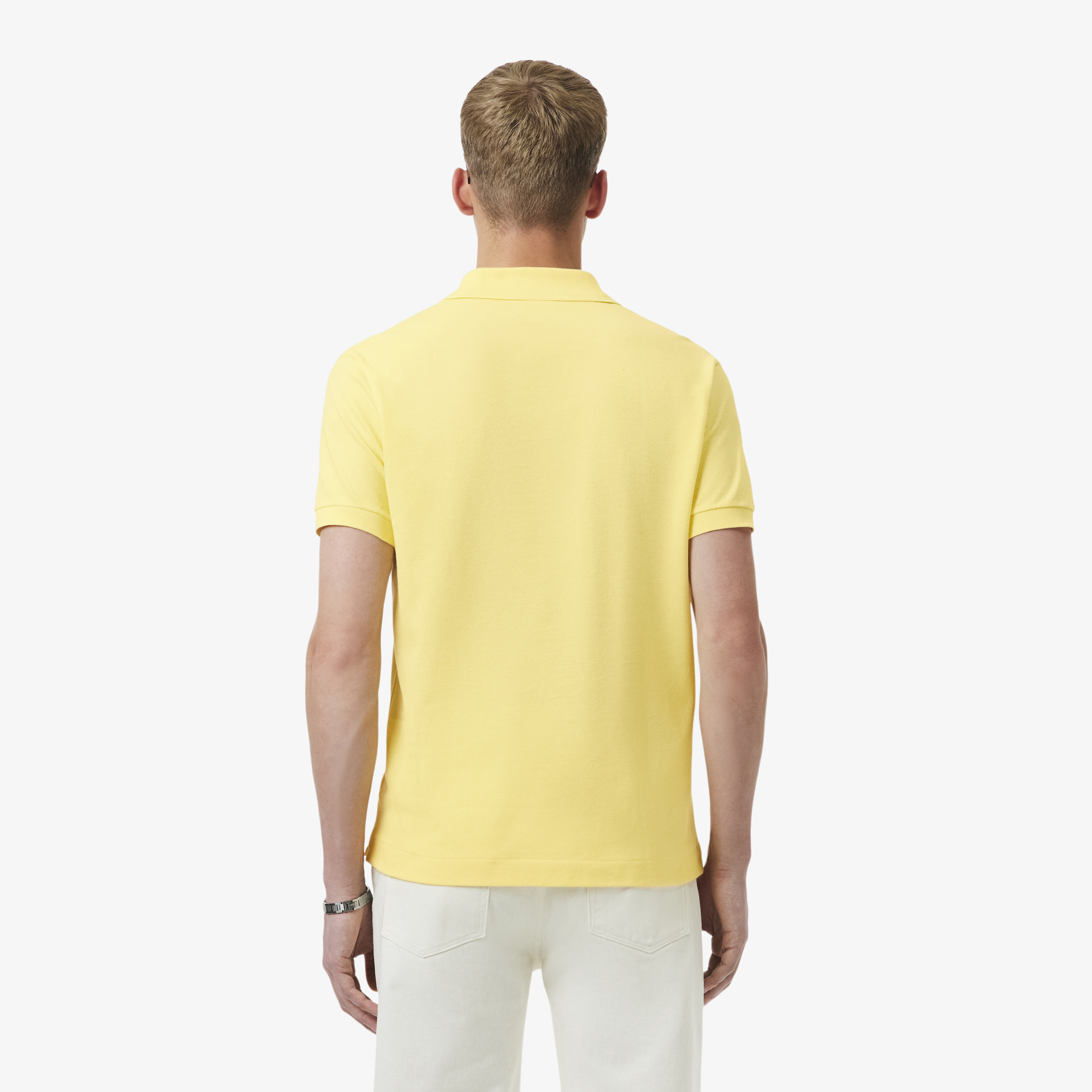 Lacoste L.12.12 Erkek Classic Fit Sarı Polo görsel 3
