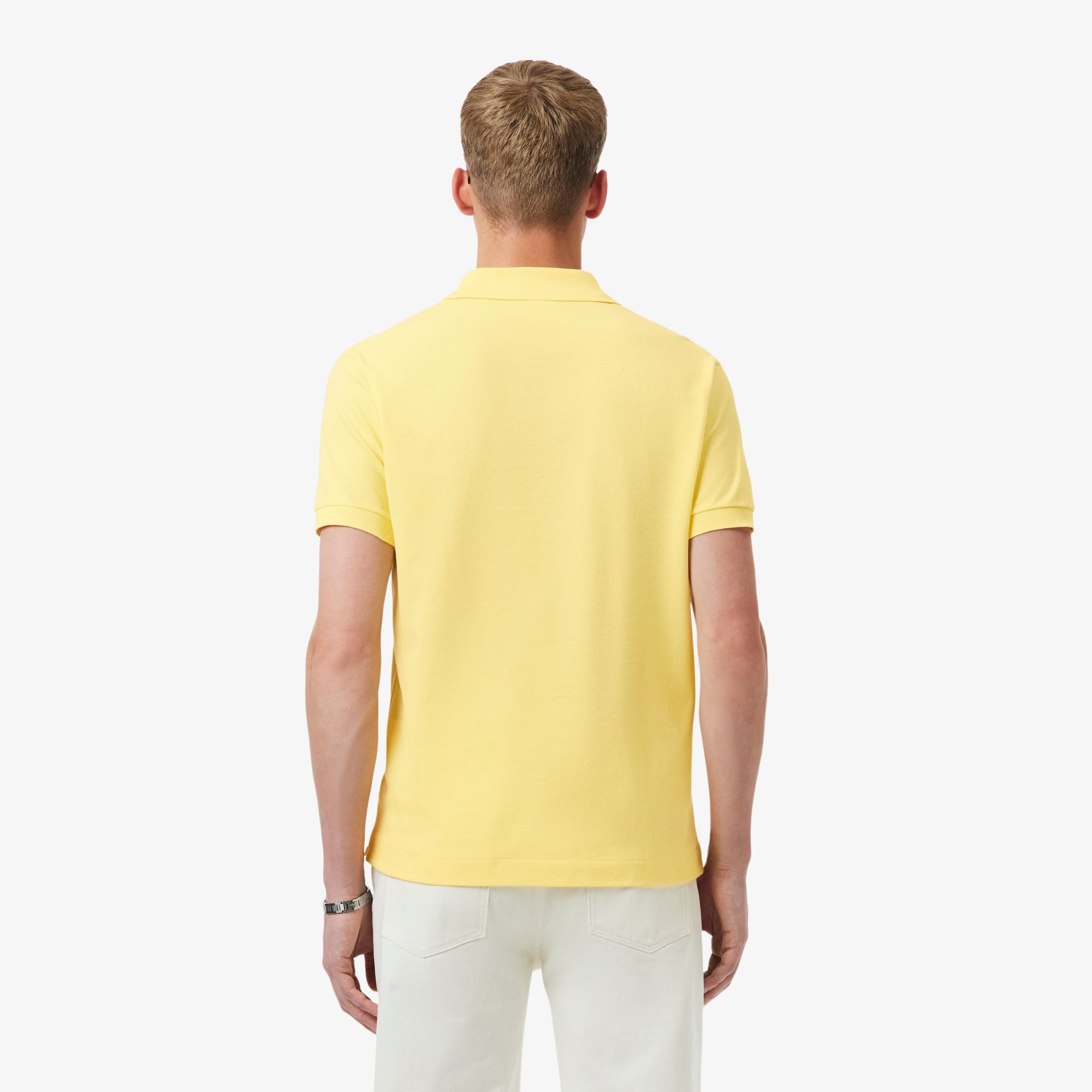 L.12.12 Erkek Classic Fit Sarı Polo